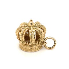 Crown Gold Charm
