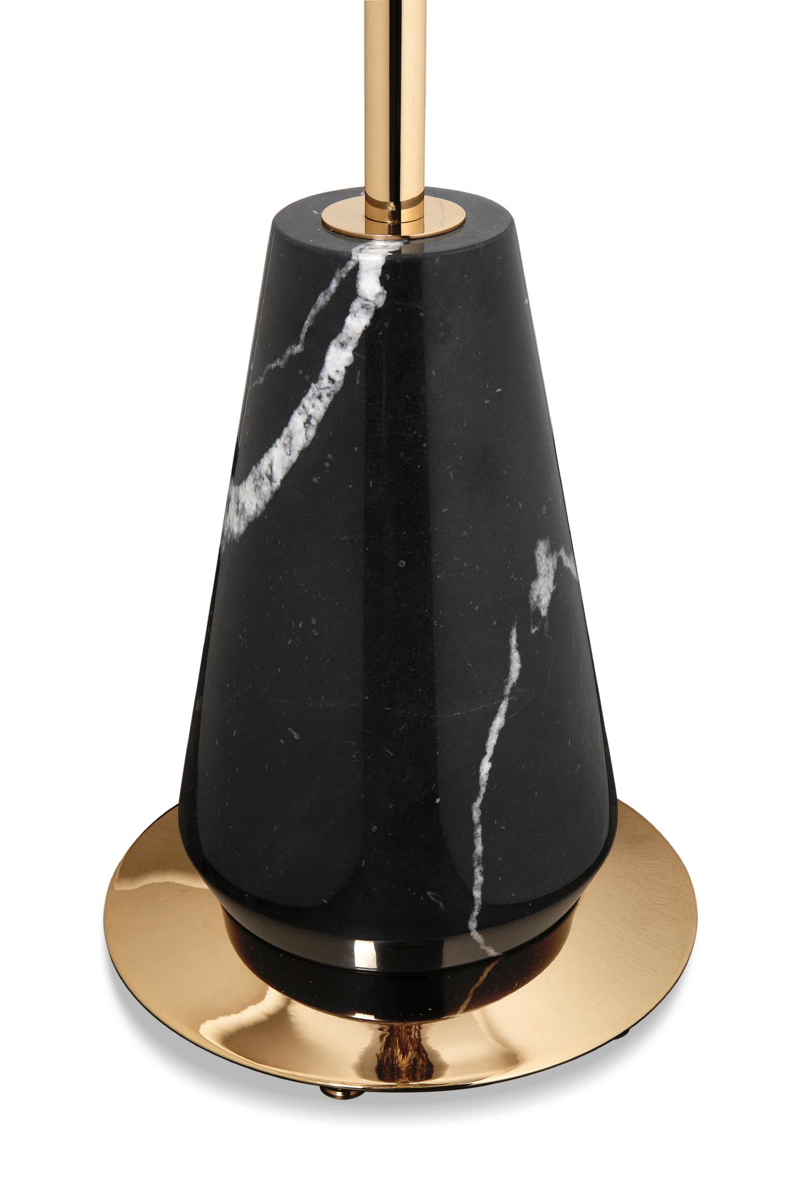 Blackened Crown Leaves Floor Lamp with Swarovski Crystal For Sale