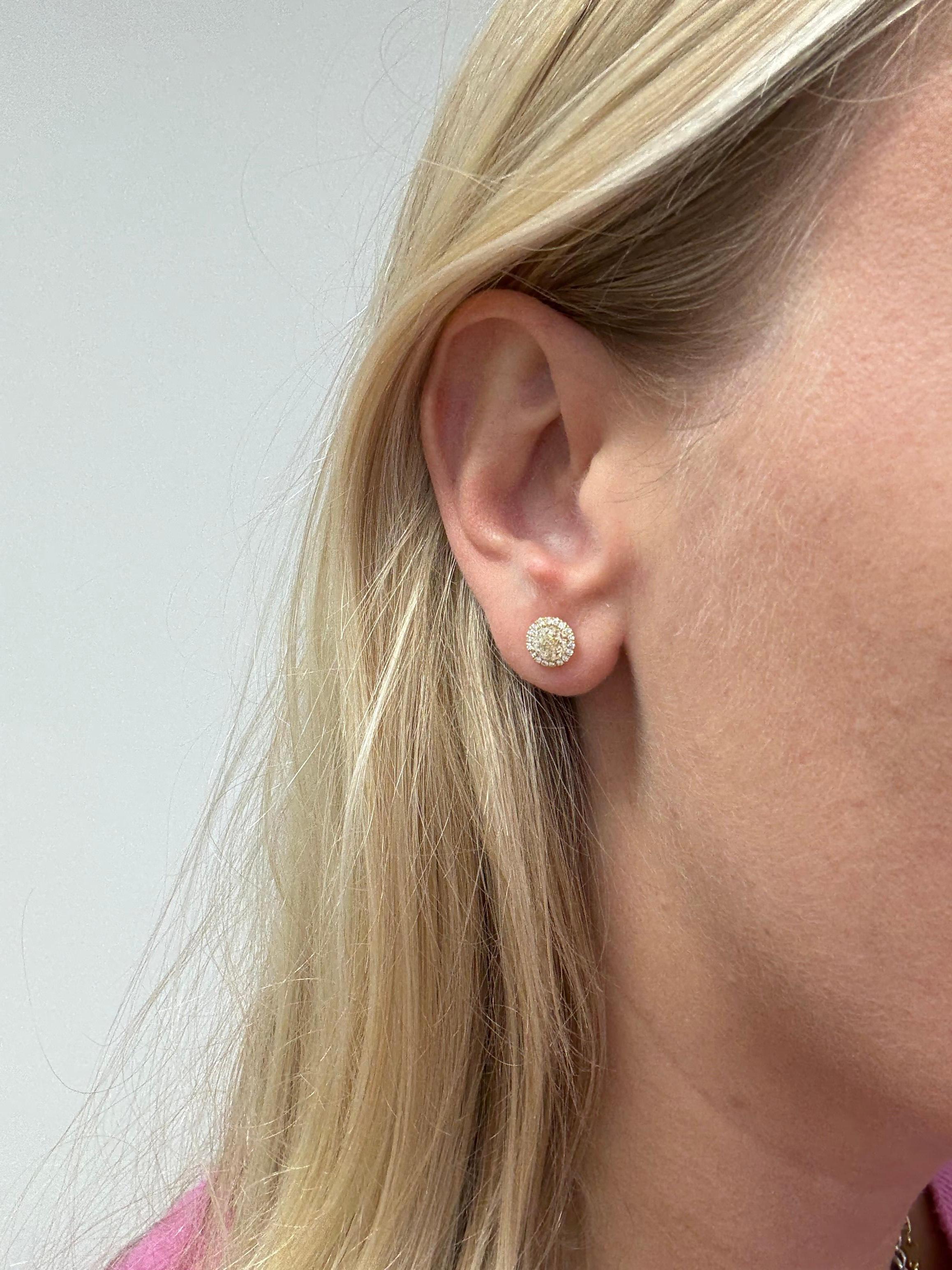 Boucles d'oreilles convertibles Crown of Light avec diamants taillés en vente 4