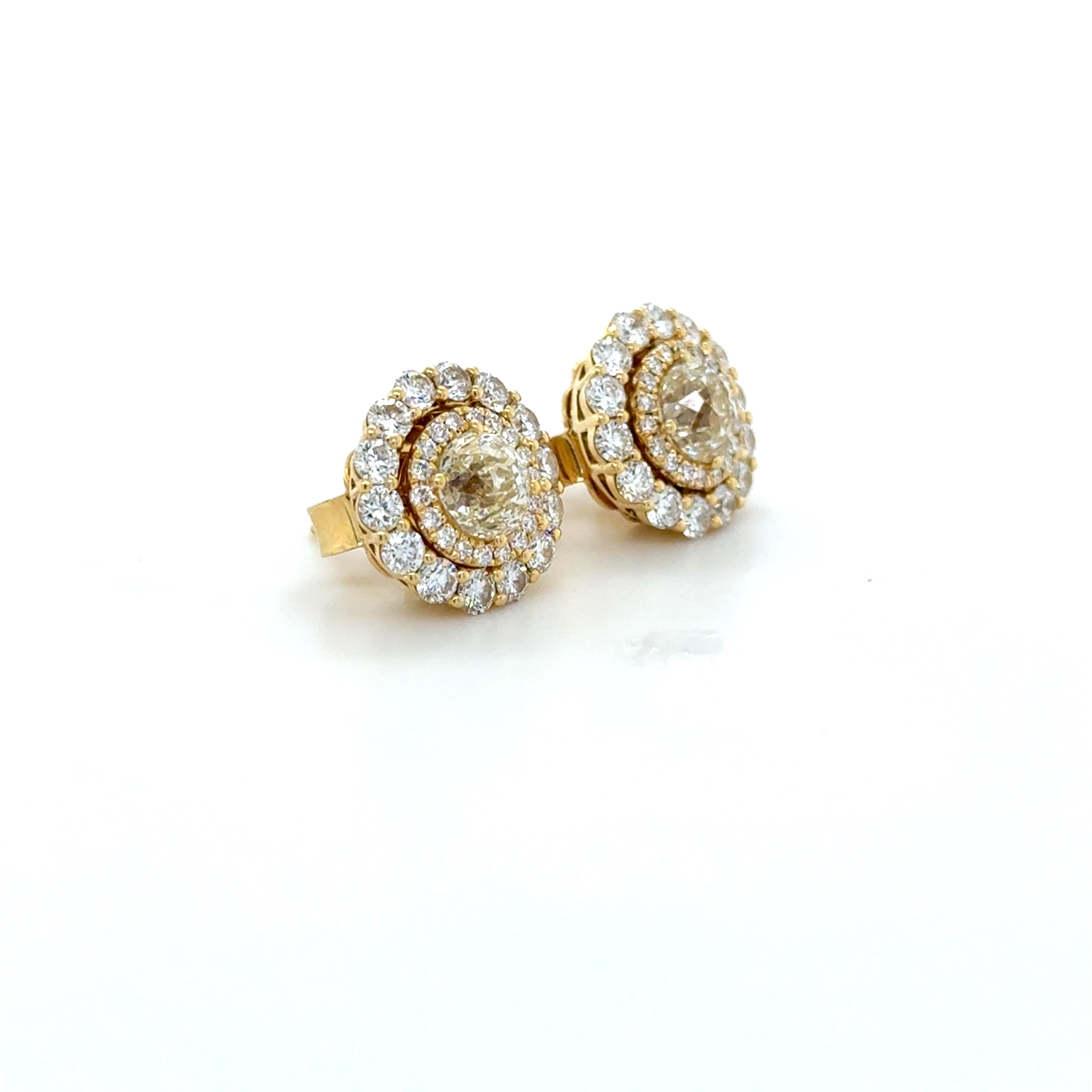 Boucles d'oreilles convertibles Crown of Light avec diamants taillés Pour femmes en vente