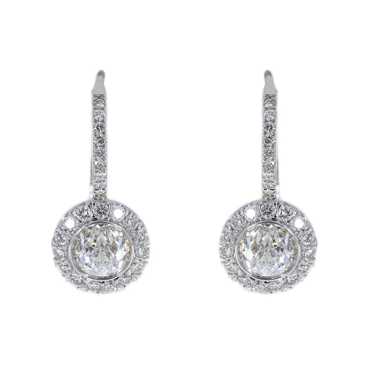 crown of light diamond earrings