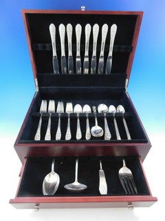 Crown Princess by International Sterling Silver Flatware Set Service, 52 Pieces