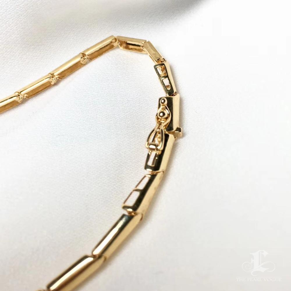 Collana con collare di smeraldo e perle dei mari del Sud dorate in vendita 4