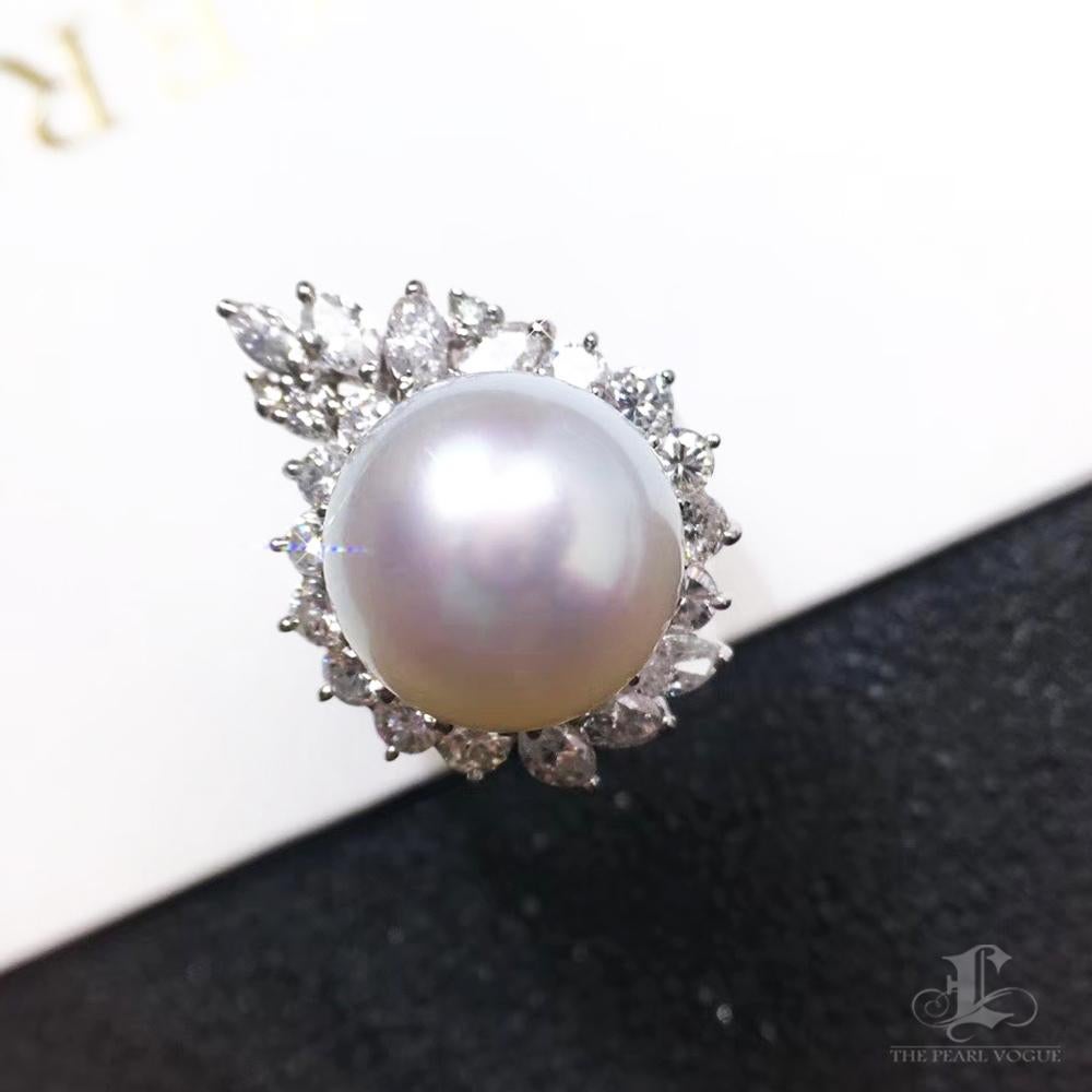 【Crown Radiance】Papillon Embrace Südsee Perlen Ring im Angebot 6