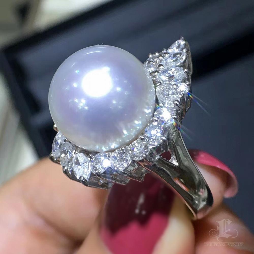【Crown Radiance】Papillon Embrace Südsee Perlen Ring im Angebot 2