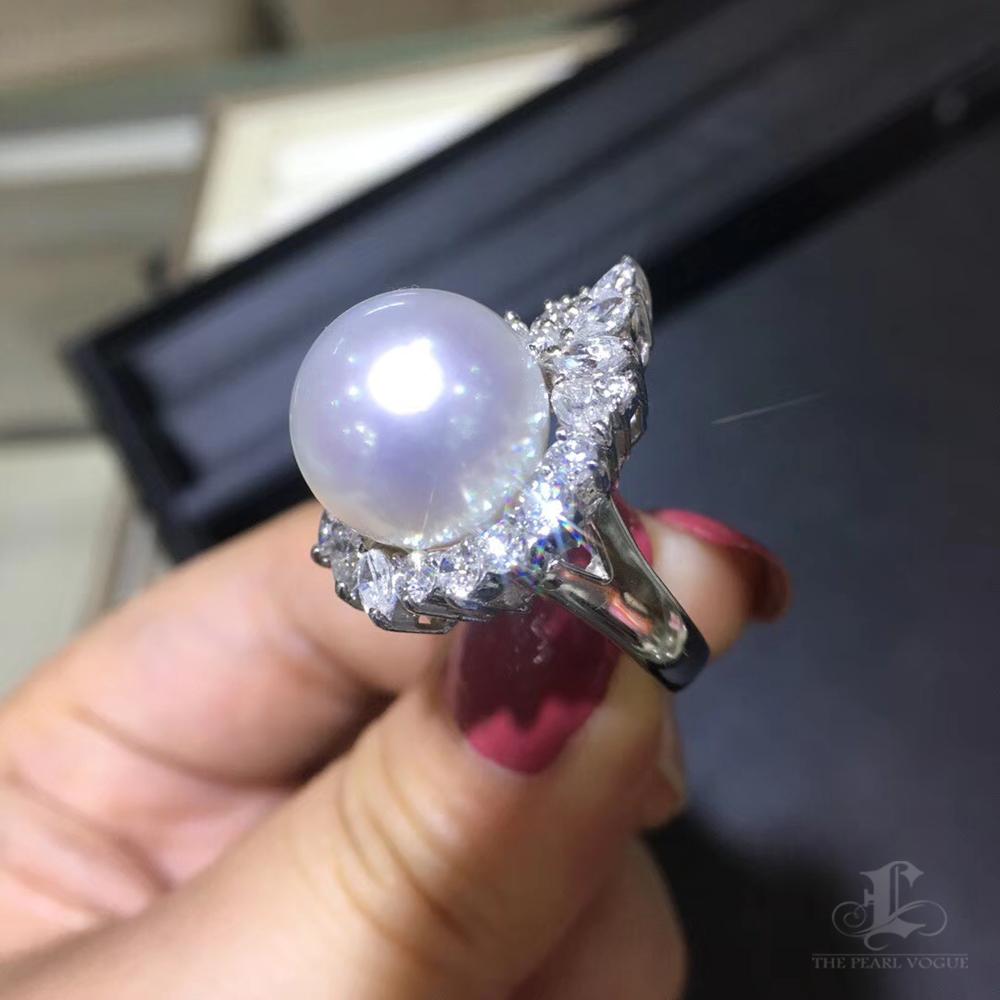 【Crown Radiance】Papillon Embrace Südsee Perlen Ring im Angebot 4