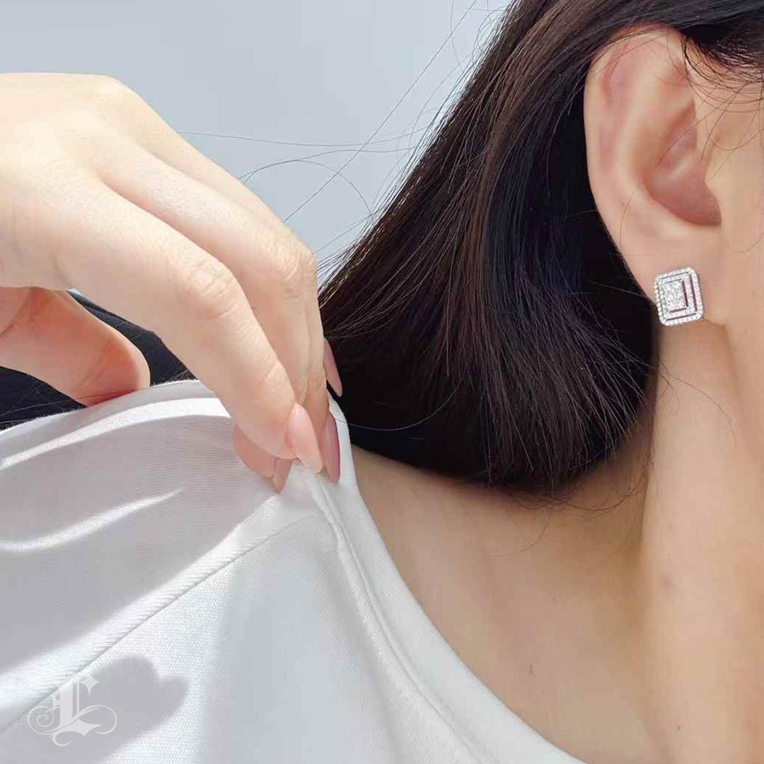 【Crown Radiance】PSL Certified Convertible South Sea Pearl & Diamond Earrings For Sale 7