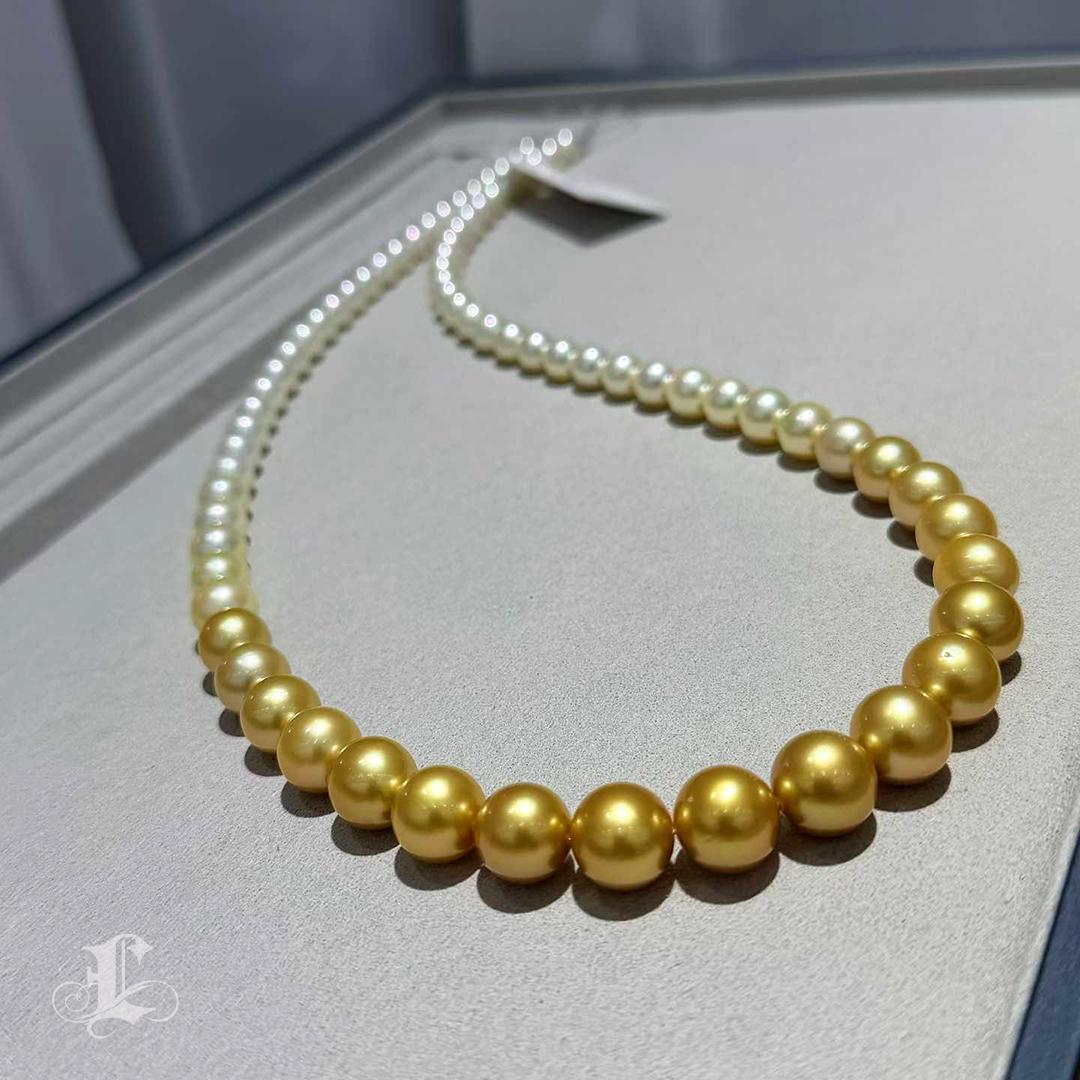 Donna Collana Ombre con solstizio d'oro certificata Shikisai in vendita