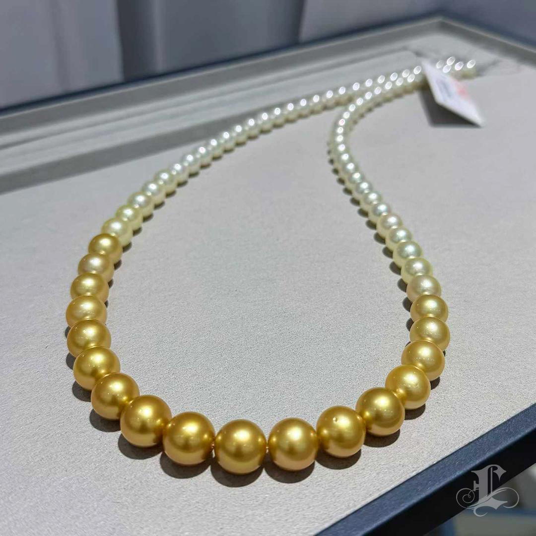 Collana Ombre con solstizio d'oro certificata Shikisai in vendita 1
