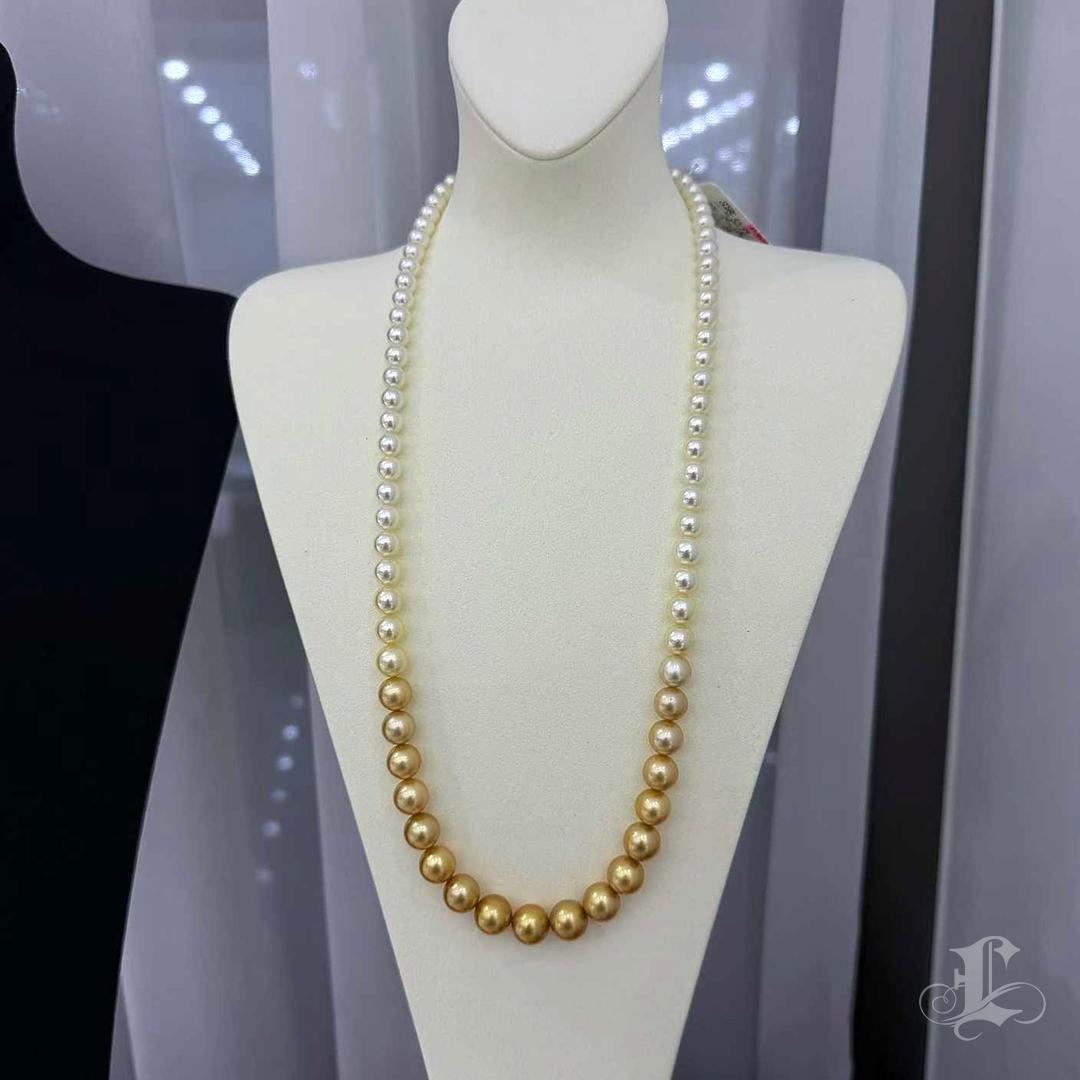 Collana Ombre con solstizio d'oro certificata Shikisai in vendita 3