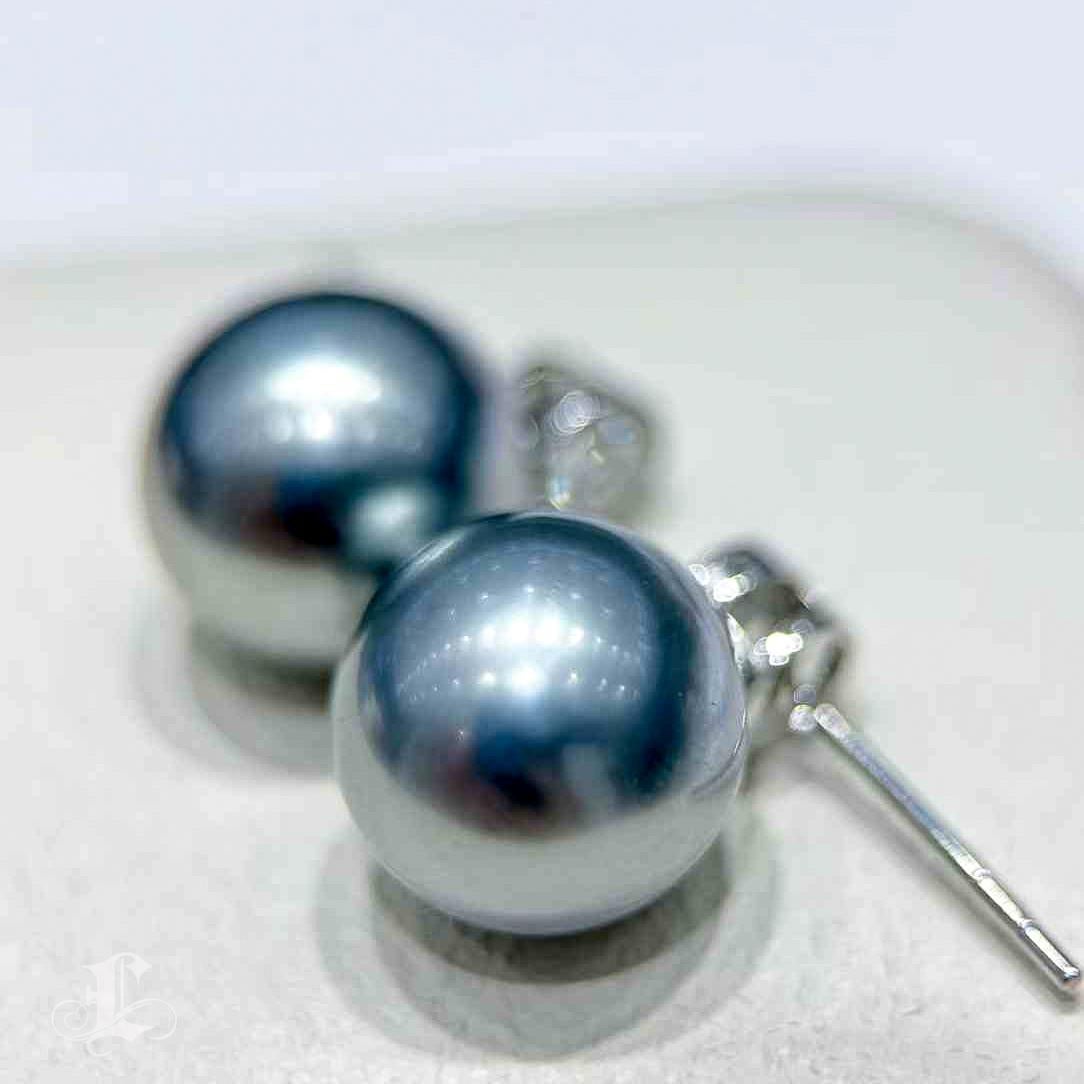 【Crown Radiance】PSL Certified Tahitian Pearl & CGL Diamond Earrings in vendita 3