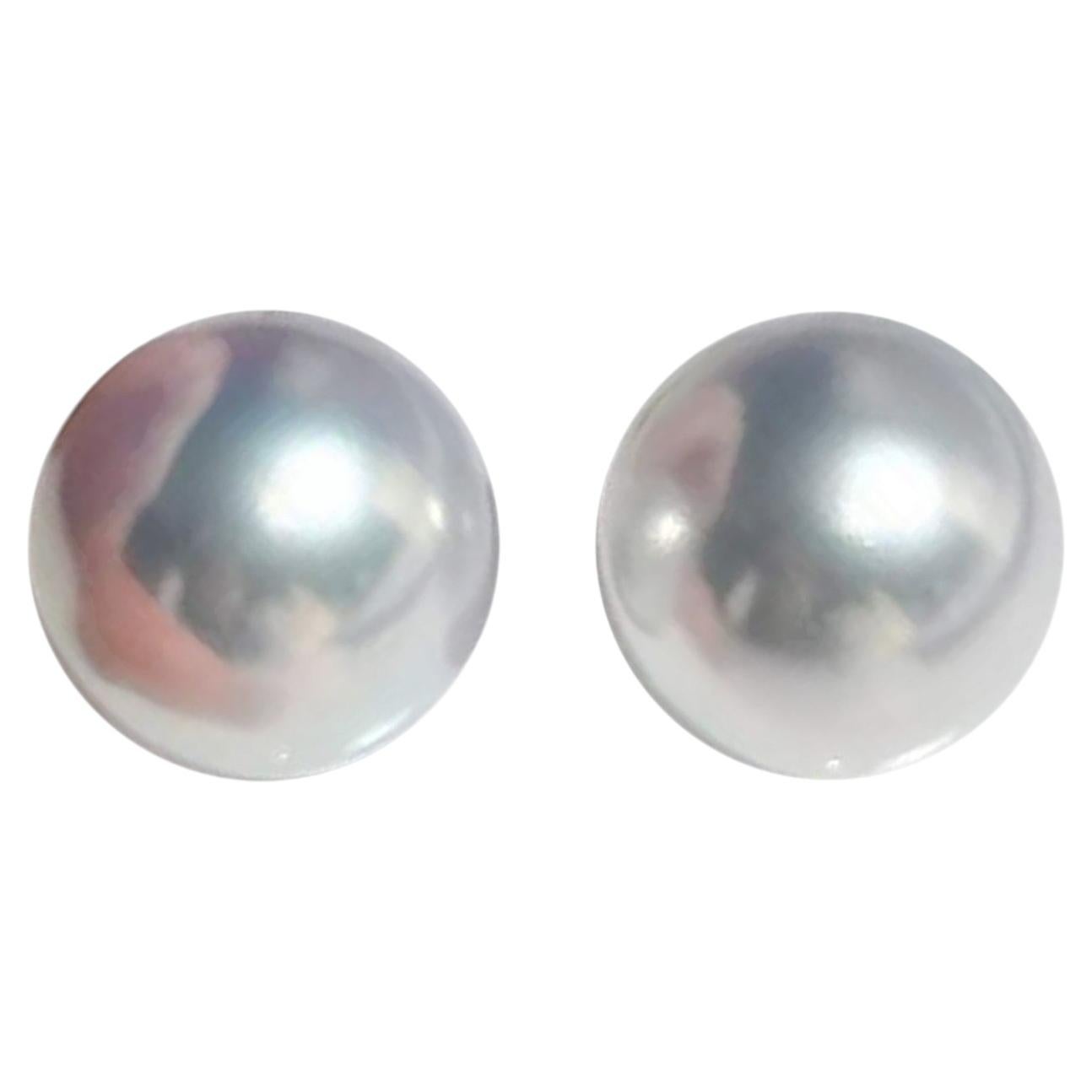 【Crown Radiance】PSL Phoenix Certified Moonlight Pair South Sea Loose Pearls For Sale