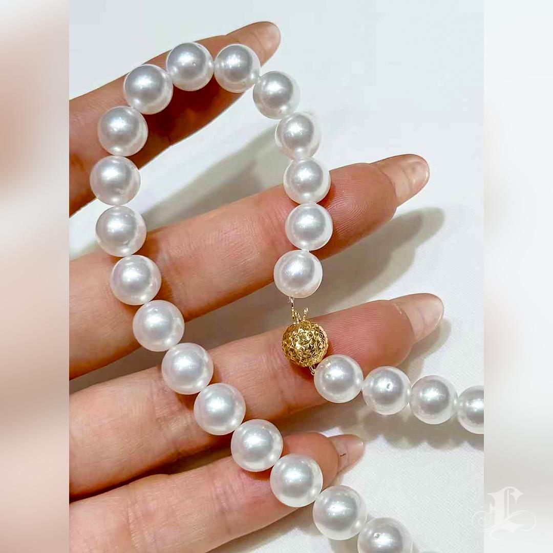 【Crown Radiance】PSL Phoenix Certified South Sea Pearl & 18K Gold Clasp Necklace en venta 5