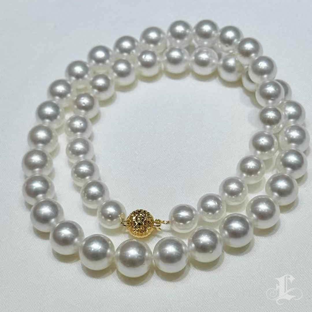 【Crown Radiance】PSL Phoenix Certified South Sea Pearl & 18K Gold Clasp Necklace en venta 1