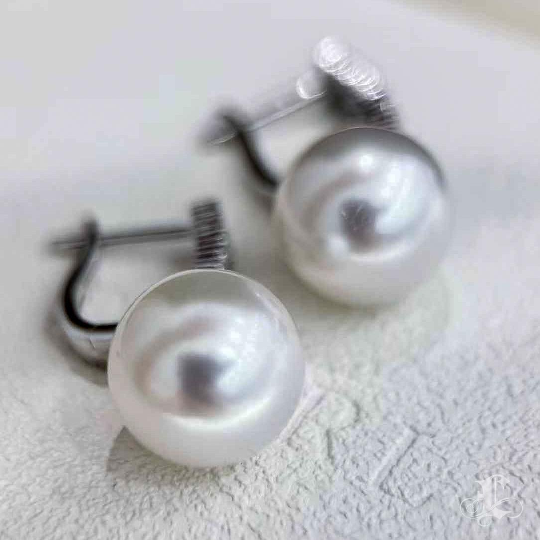 【Crown Radiance】PSL Venus-Certified South Sea Pearl & Diamond Earrings in vendita 4