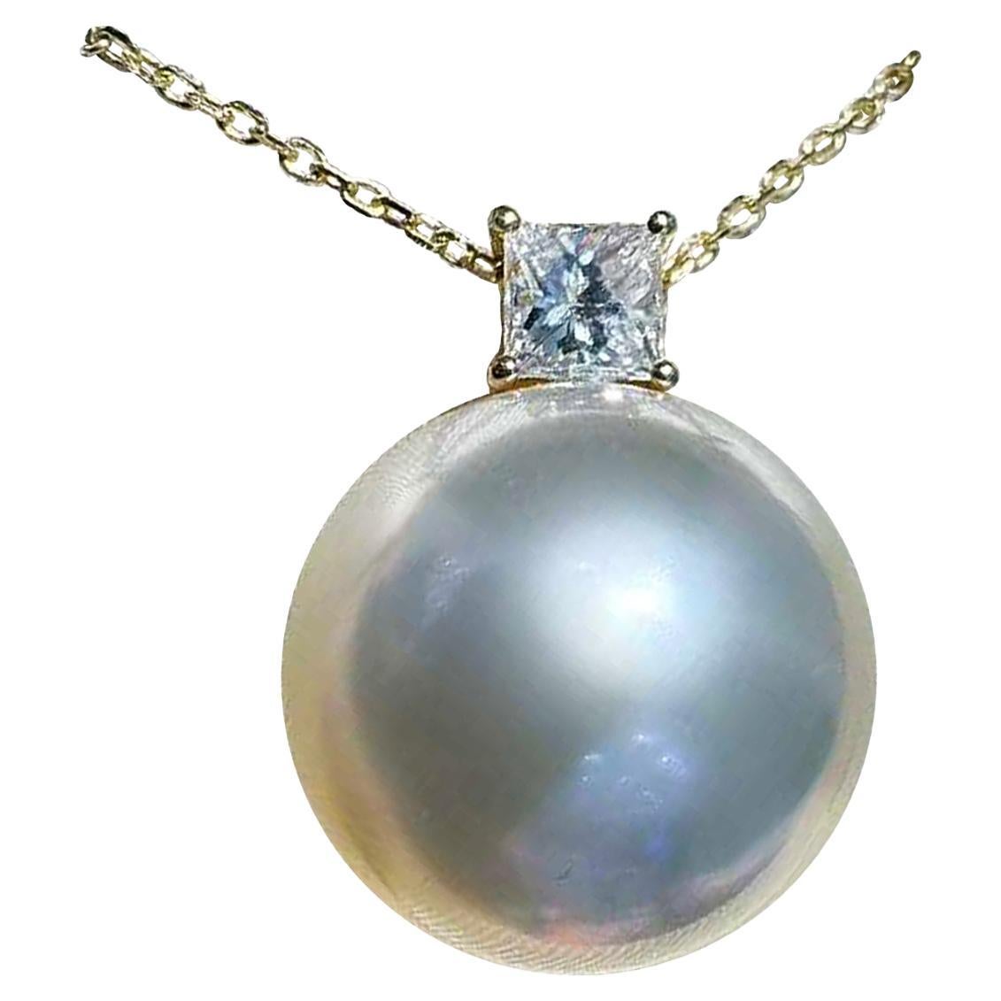 【Crown Radiance】Sovereign Glow — PSL Queen-Certified South Sea Pearl Pendant