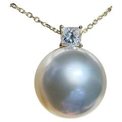 【Crown Radiance】Sovereign Glow — PSL Queen-Certified South Sea Pearl Pendant