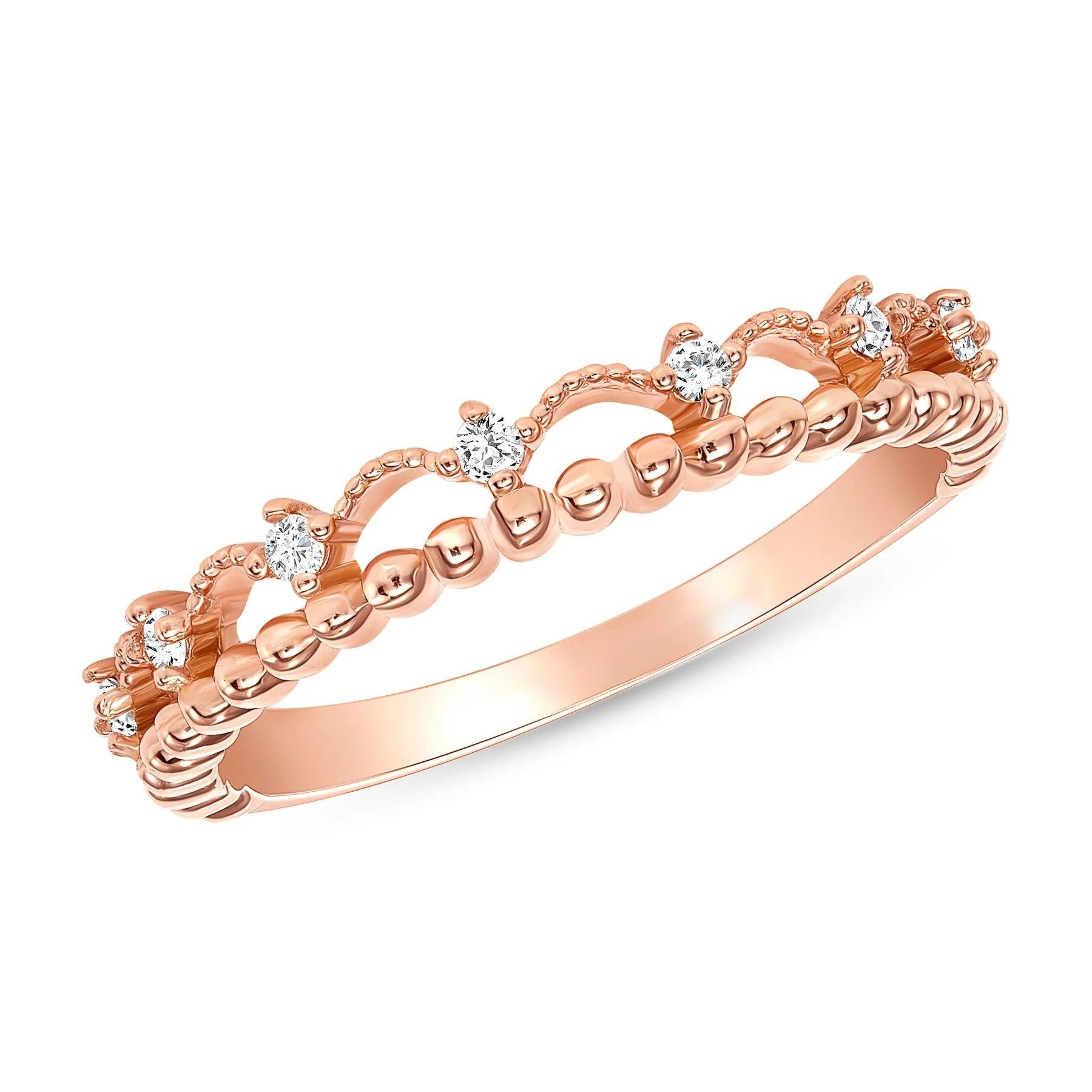 Customizable Crown Ring Stackable Rings For Sale at 1stDibs