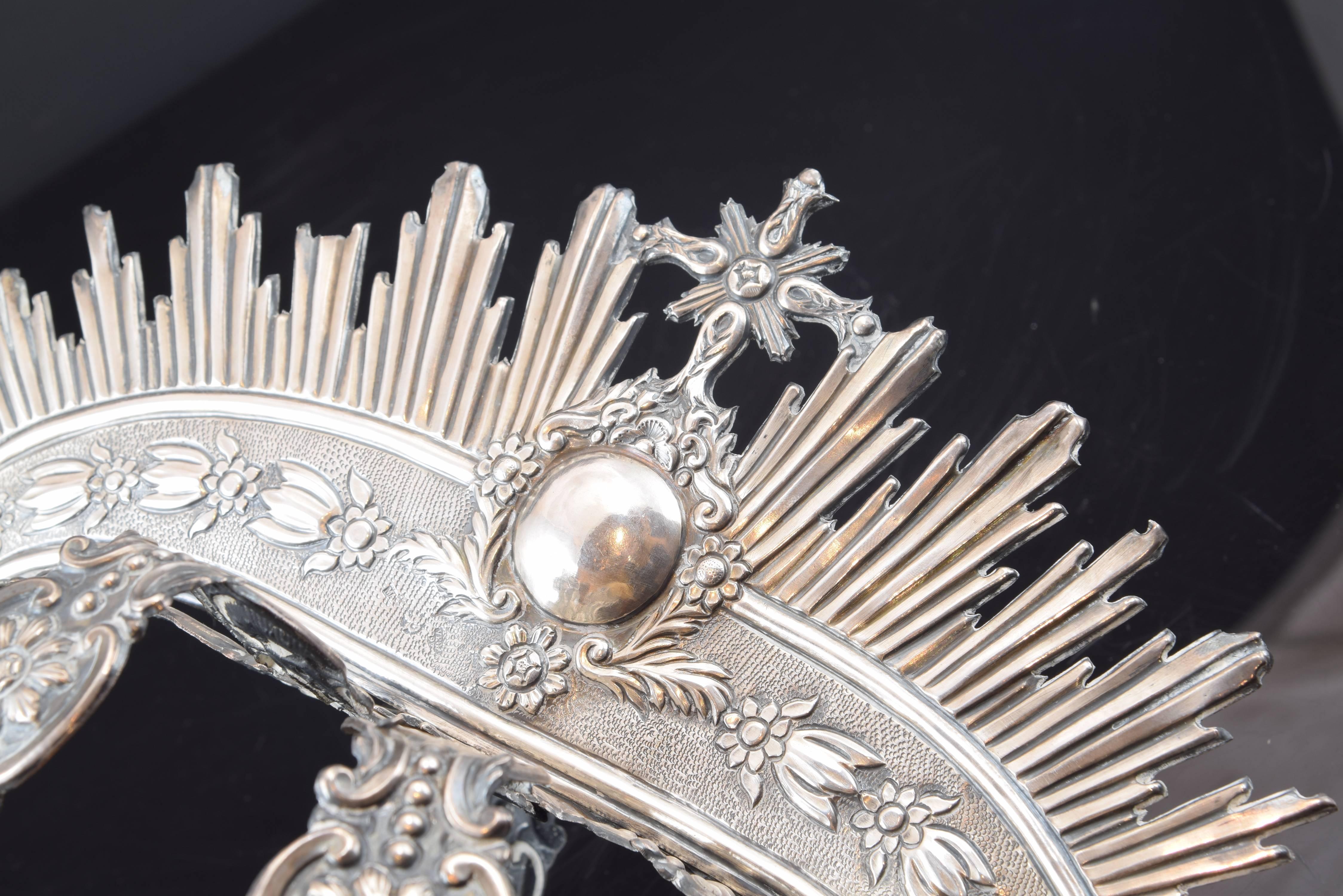 Crown, Silver with Hallmarks, Cordoba, Spain, 1827 In Good Condition In Madrid, ES