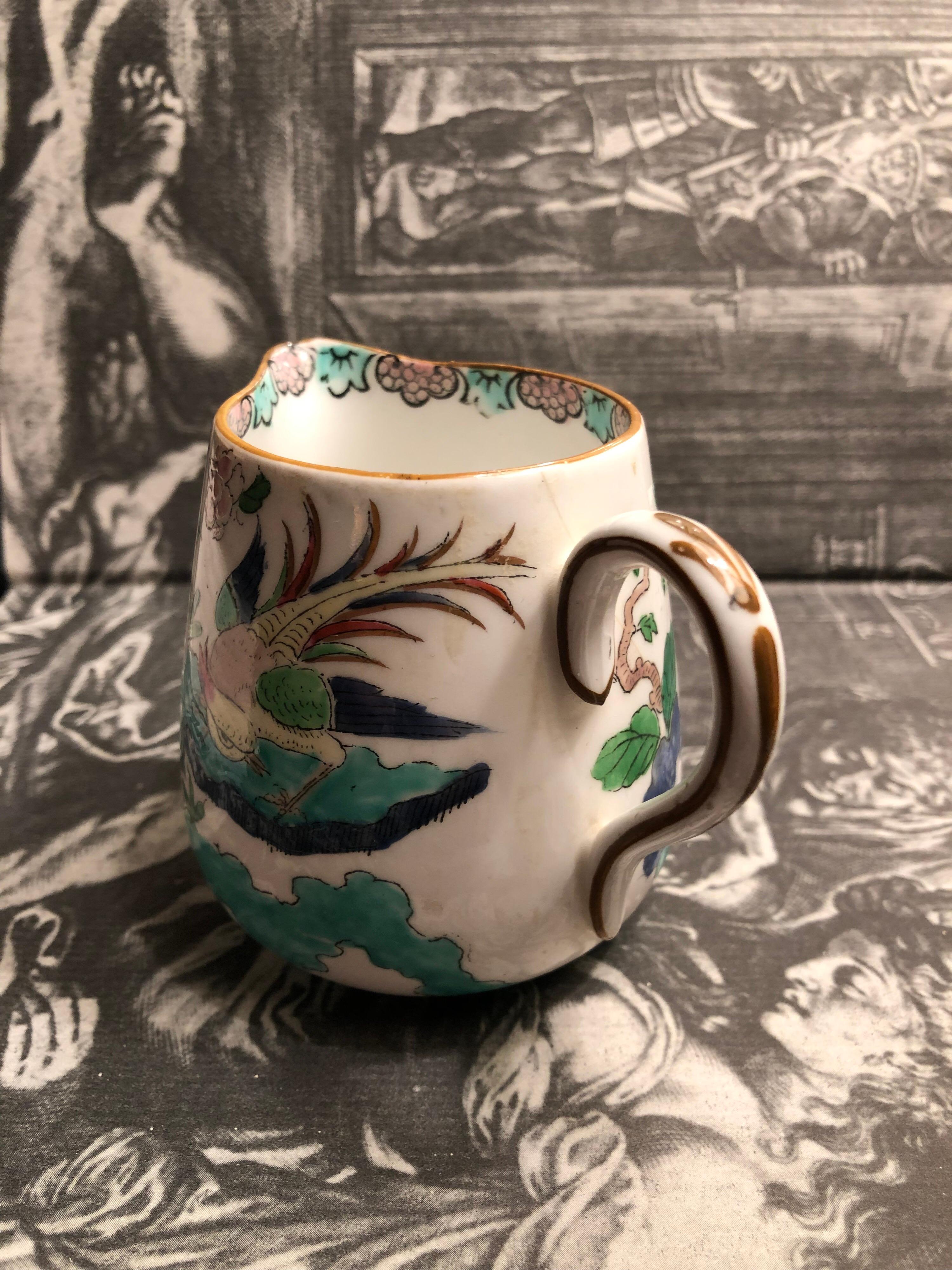 Hand painted crown Staffordshire T. Goode & Co. London 