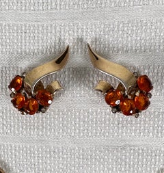 Crown Trifari Necklace Bracelet Earrings Set Designed by Alfred Philippe Vintage