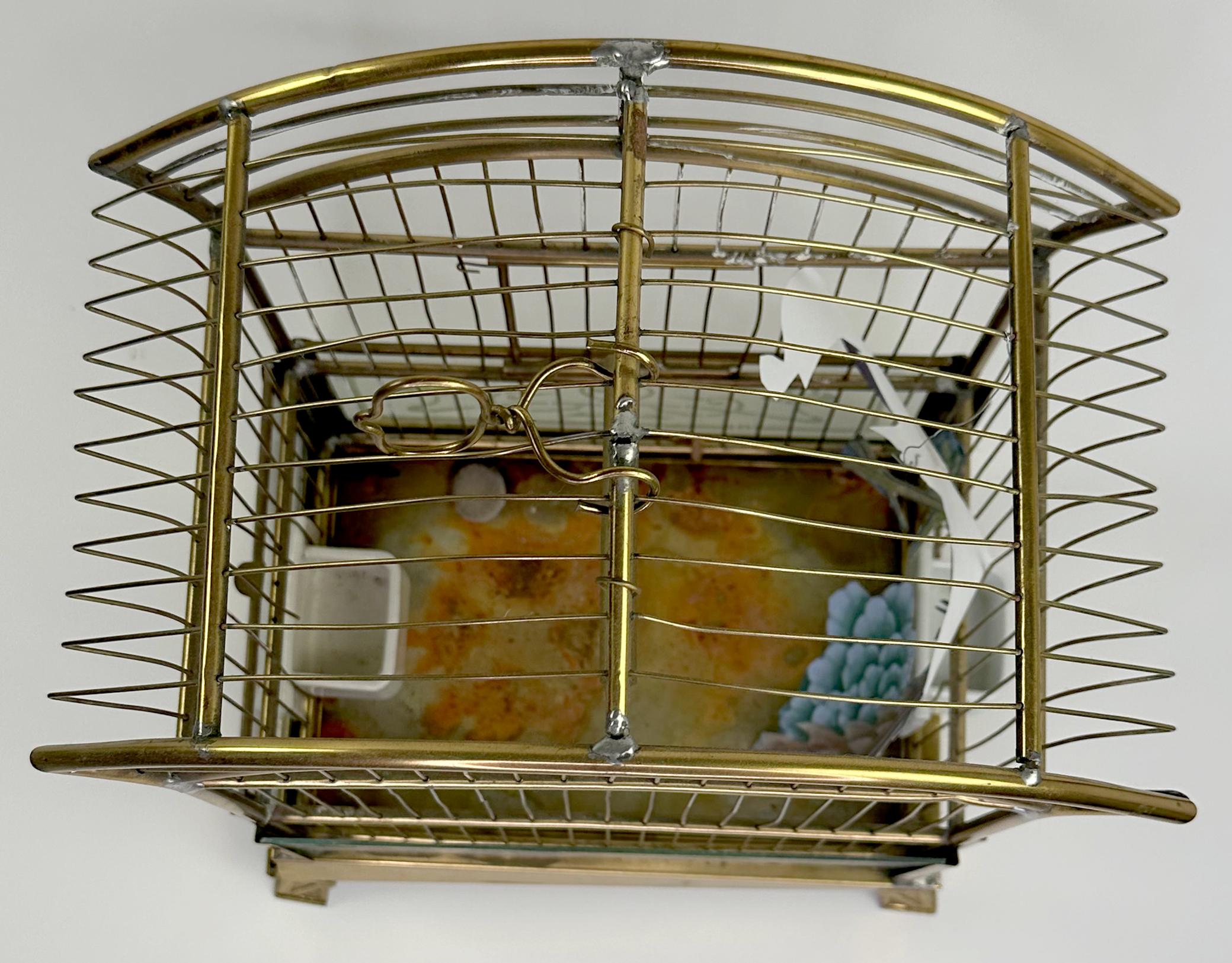 Crown Vintage Vogelkäfig (20. Jahrhundert) im Angebot