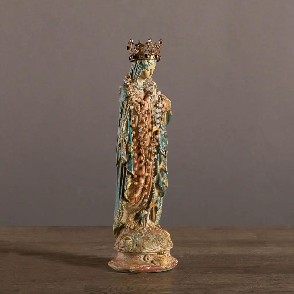 Francese Madonna incoronata, dimensioni medie, stile XIX secolo in vendita