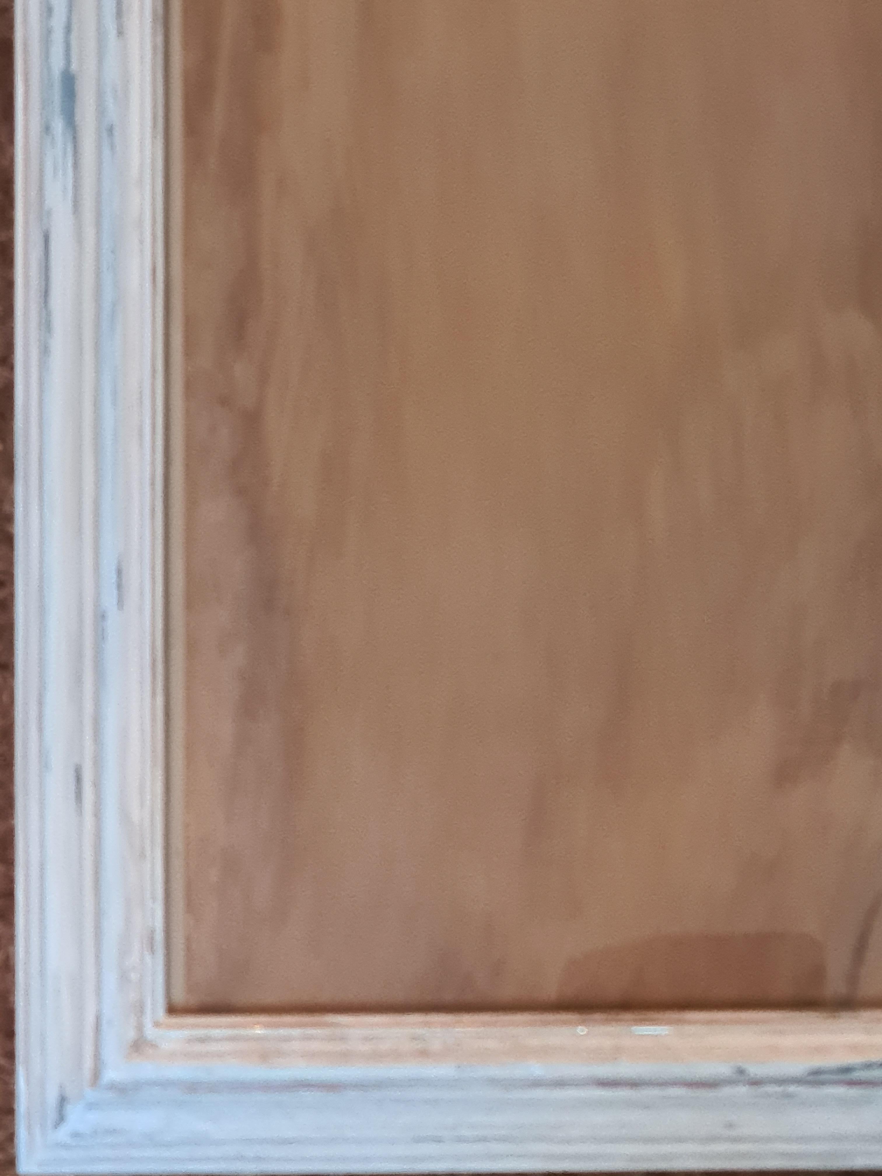 Olio e acrilico cubista francese su tavola, Le Nez. 3