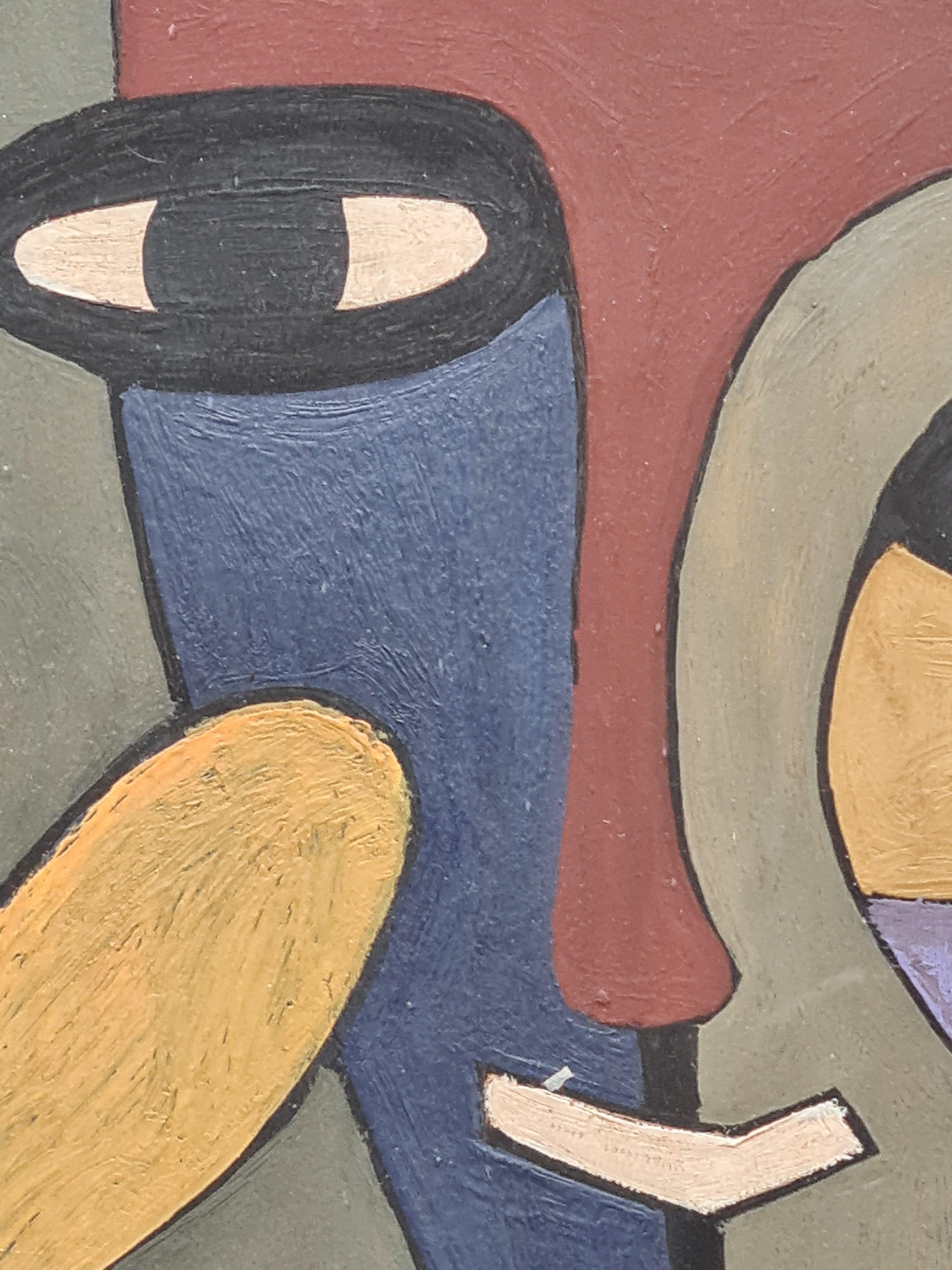 La Masque Africain, Omaggio a Picasso e ai modernisti europei. in vendita 1