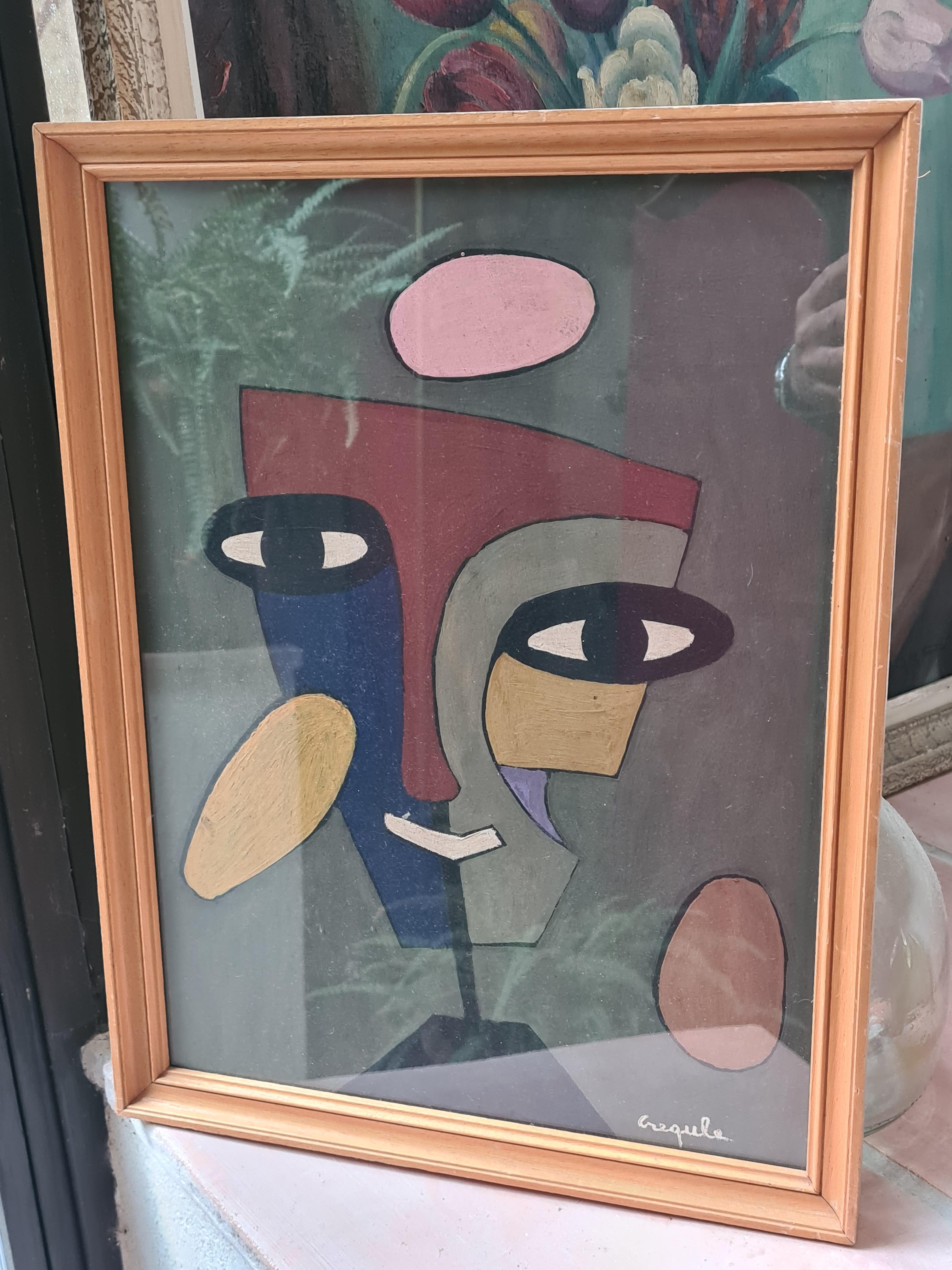 La Masque Africain, Omaggio a Picasso e ai modernisti europei. in vendita 4