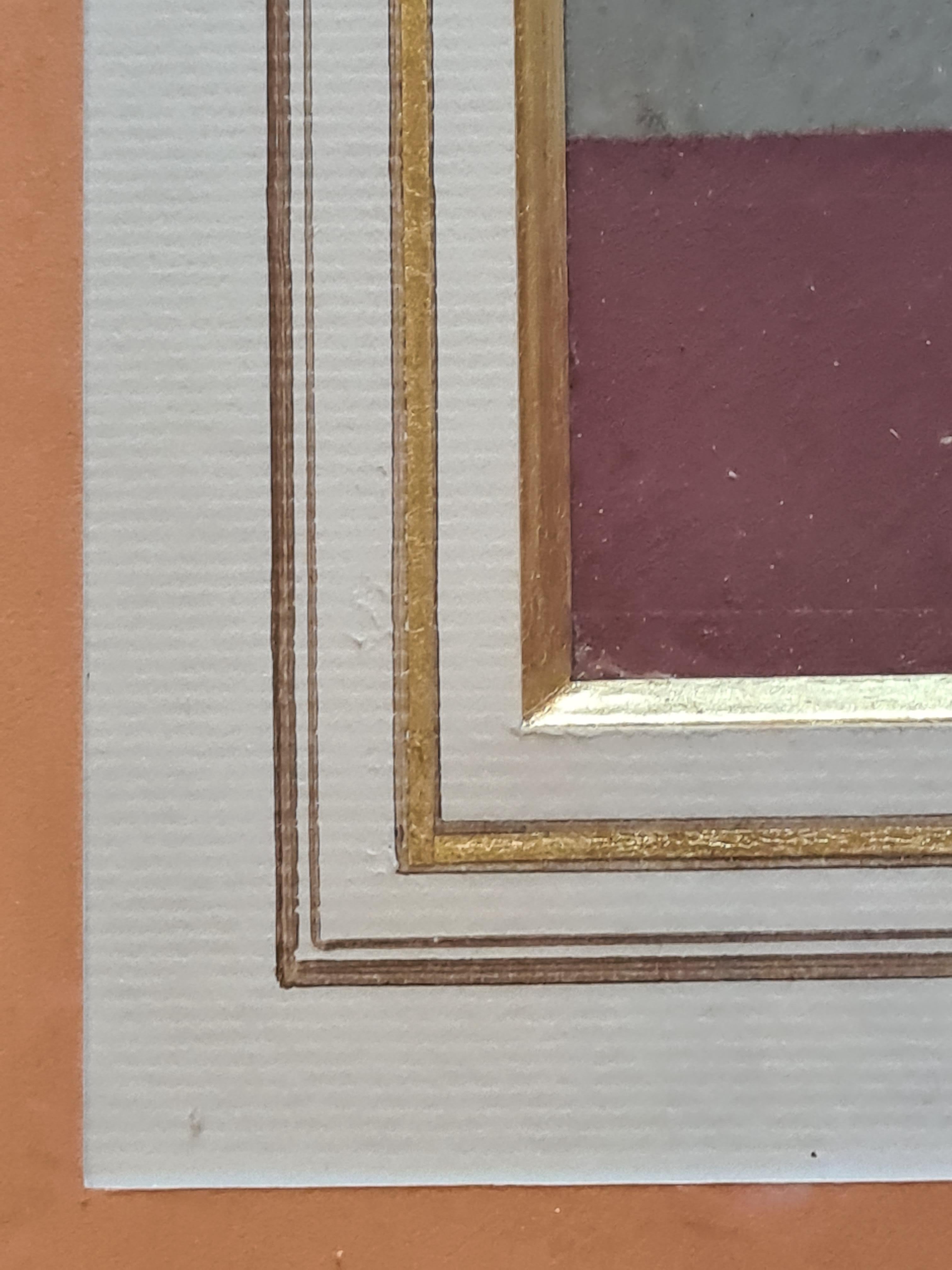Le Nez. Huile cubiste et acrylique sur panneau. 2