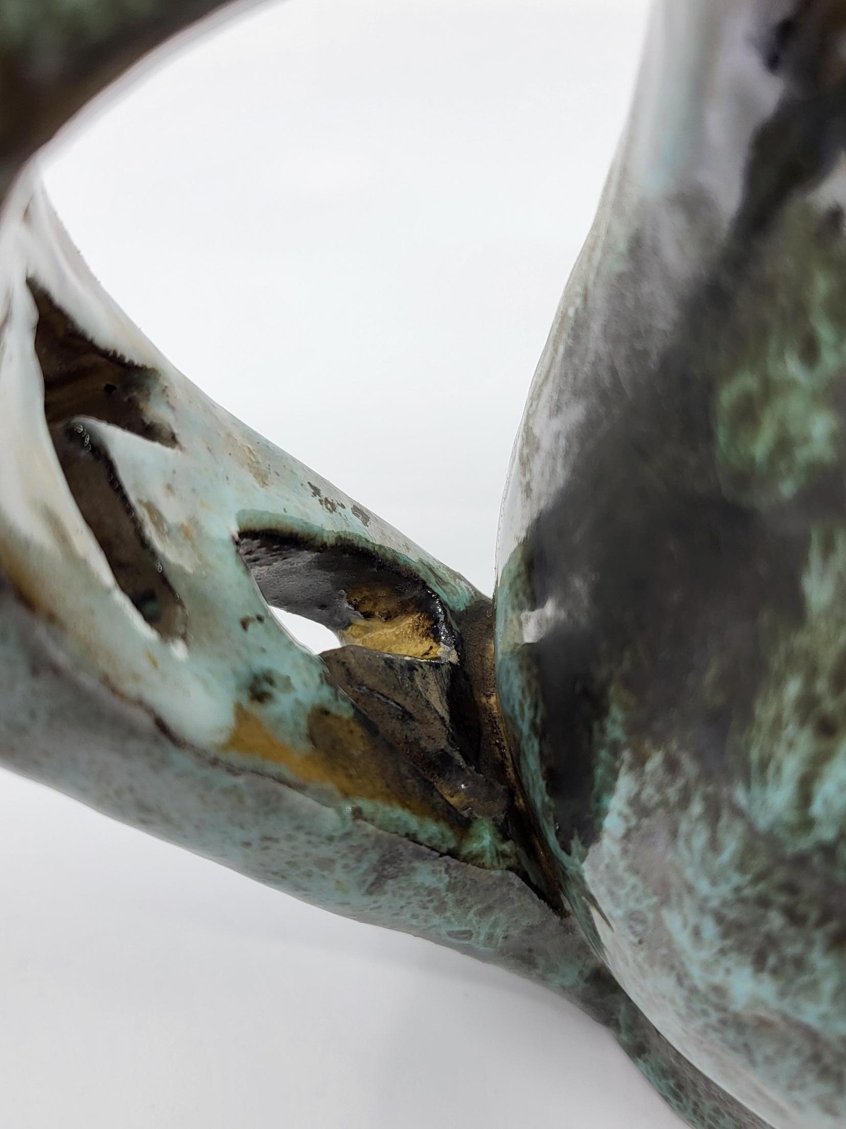 Cruche Alexandre Kostanda, Louis Giraud en grès  Vallauris French Riviera  1940 For Sale 5