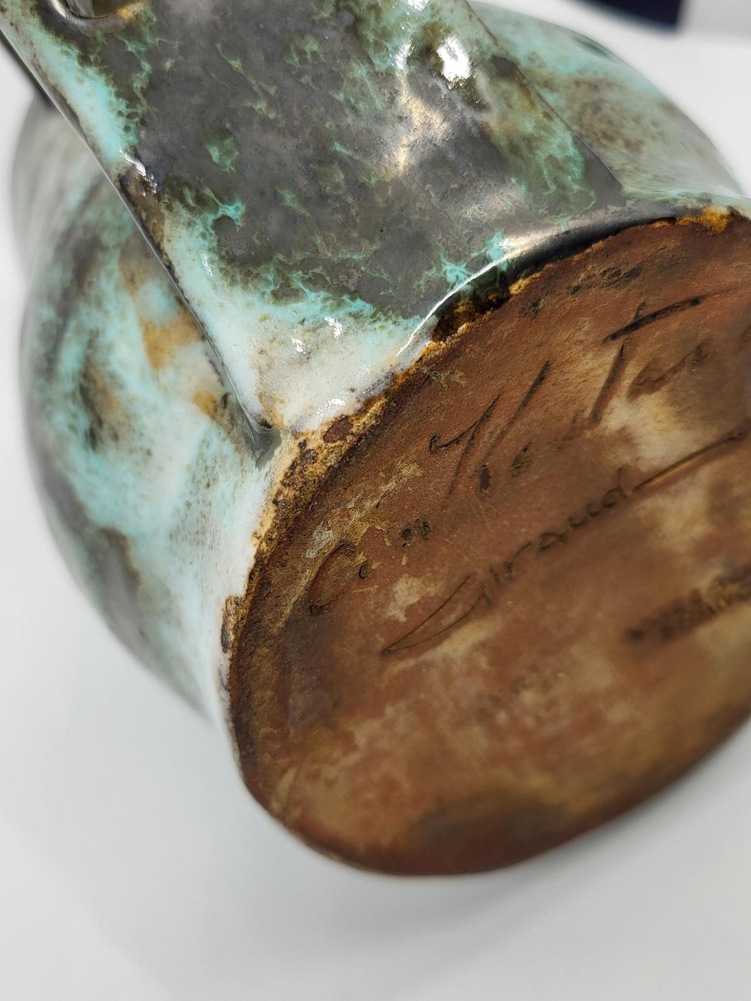 Cruche Alexandre Kostanda, Louis Giraud en grès  Vallauris French Riviera  1940 For Sale 9