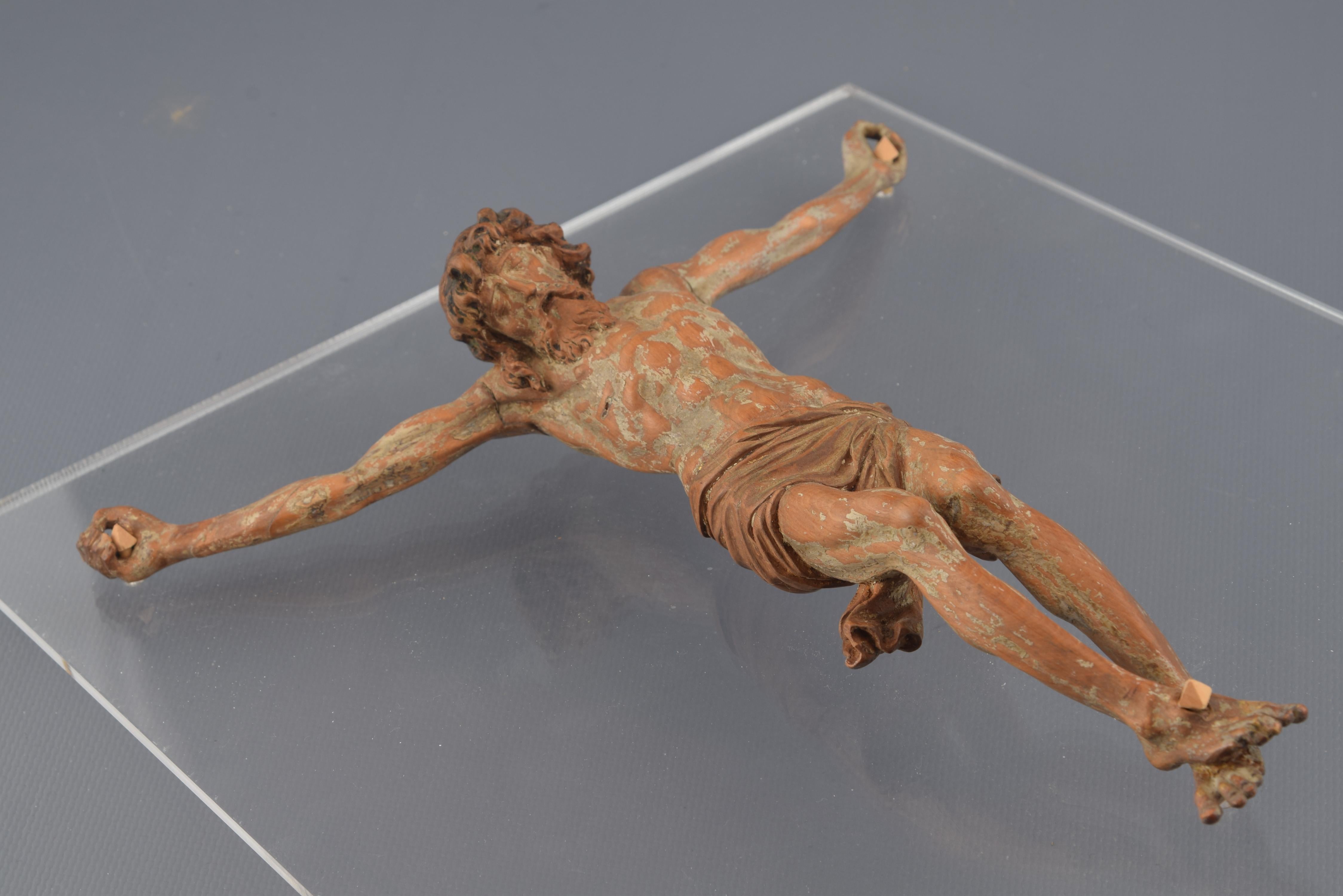 Crucified Christ, boxwood, Attributed to Juan de Juni or workshop, ca late 16thc 2