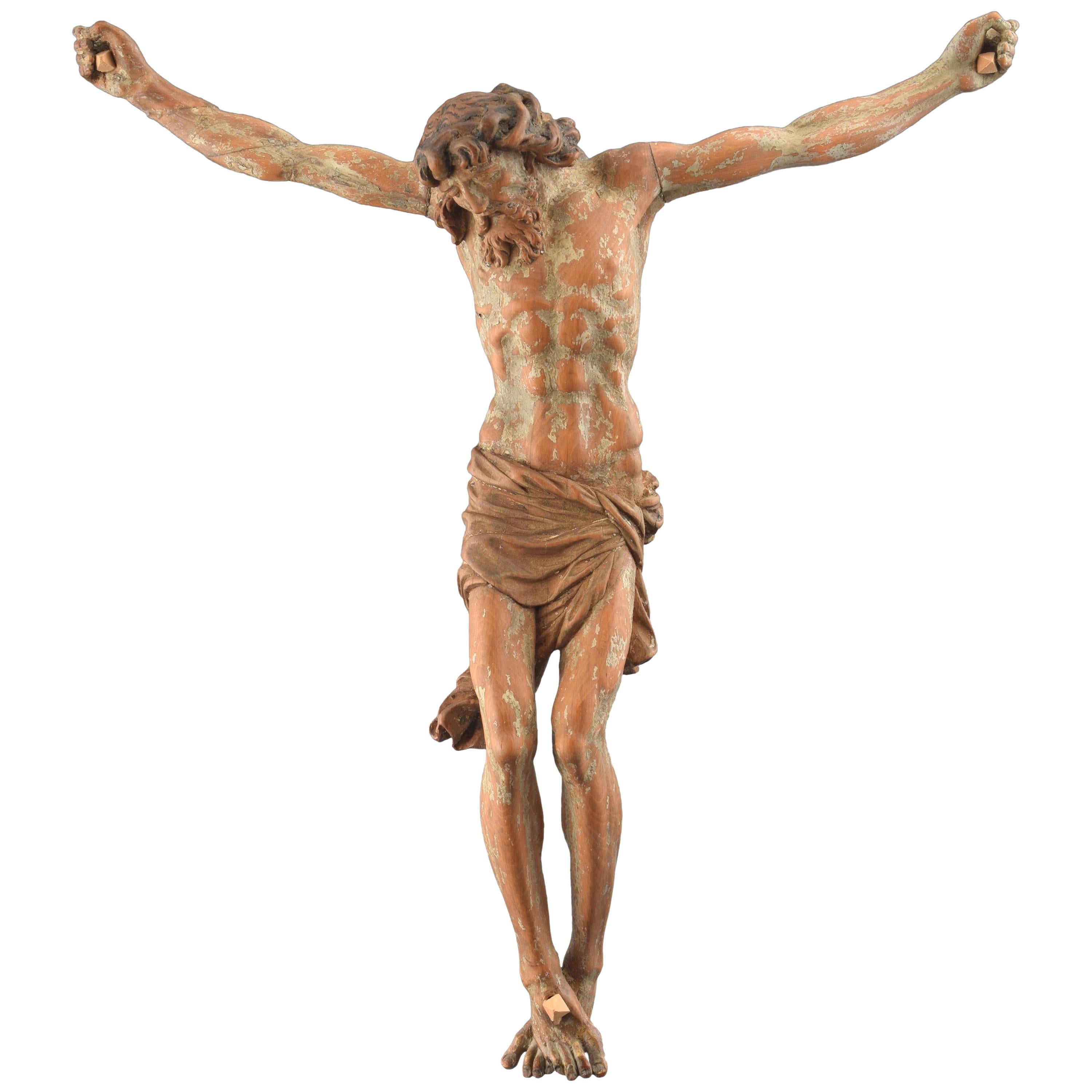 Crucified Christ, boxwood, Attributed to Juan de Juni or workshop, ca late 16thc
