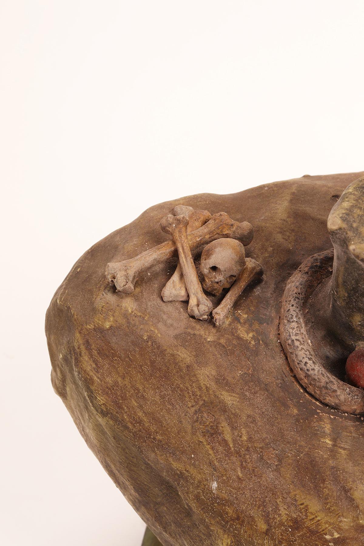 Crocifisso sul Calvario, Piaga di Cristo o Crocifisso della Piaga. Francia, circa 1700. in vendita 4