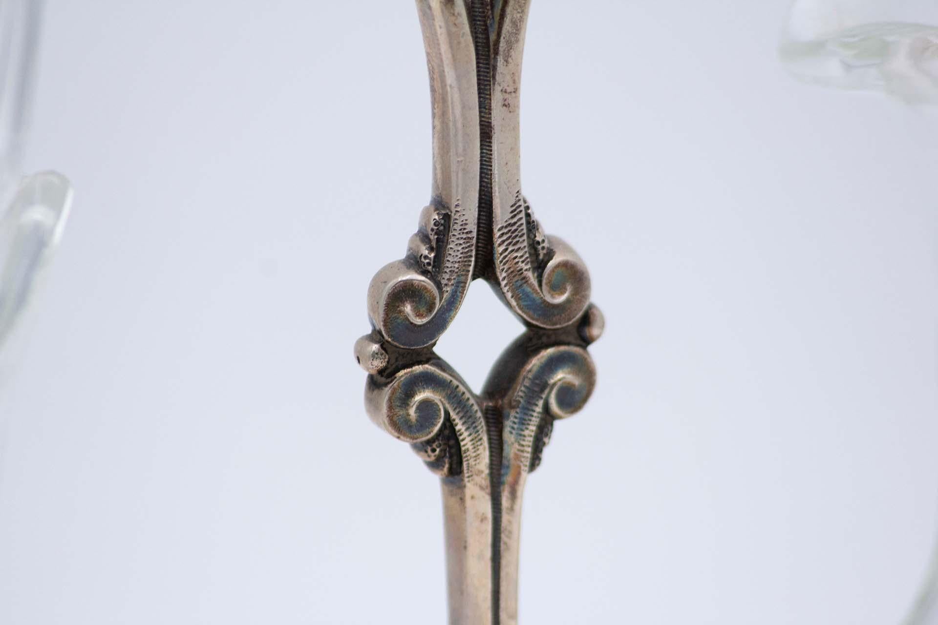 Cruet with embossed silver structure en venta 1