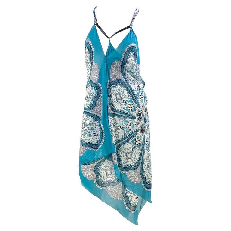 bandana vestito sottoveste verde