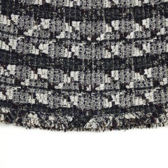 Cruise 2006 at Grand Central Chanel Ecru Black Tweed Skirt FR42