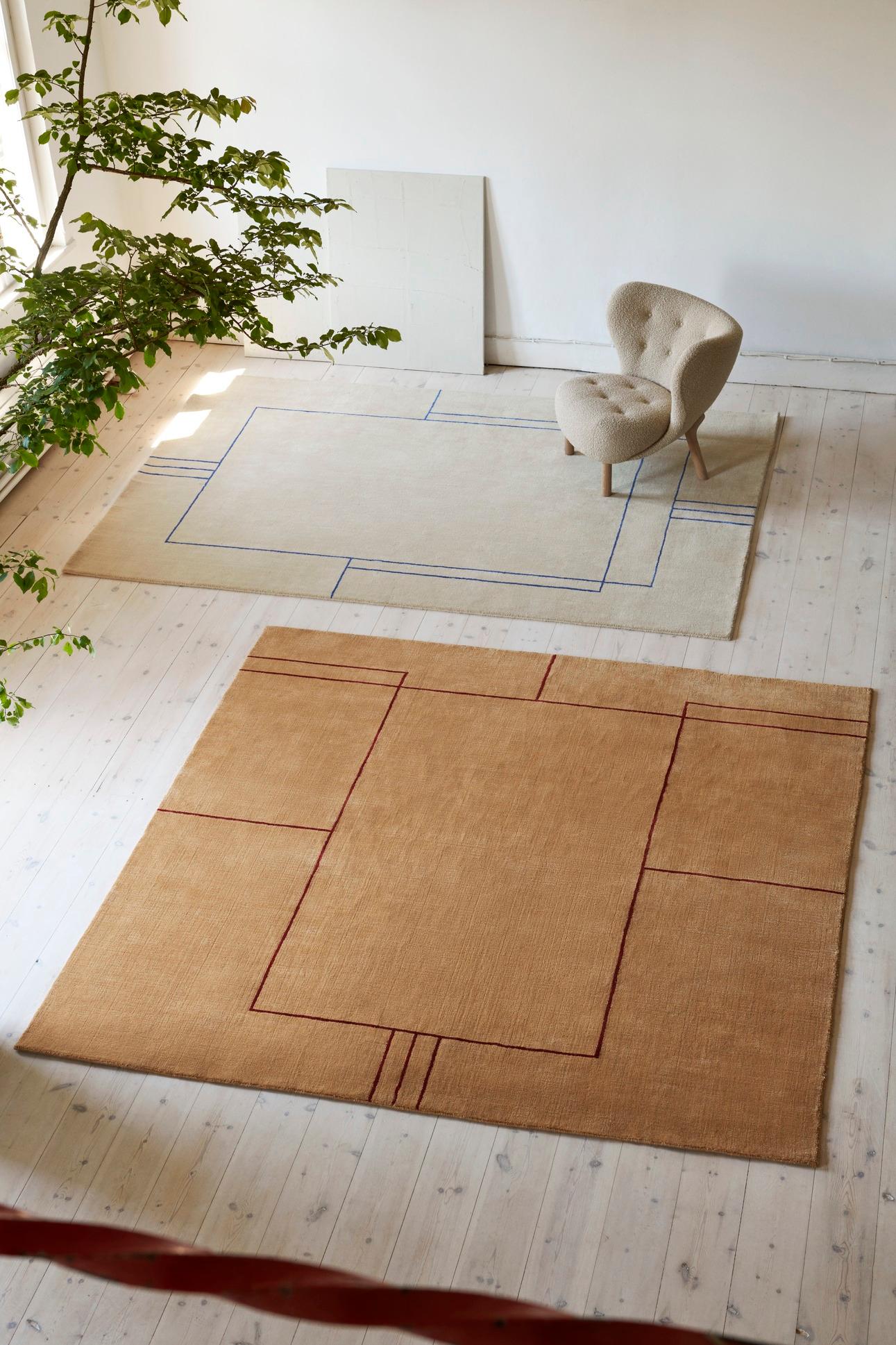 Wool Cruise AP11 Rug, Aden Desert Beige, Designed by All the Way to Paris for &T For Sale