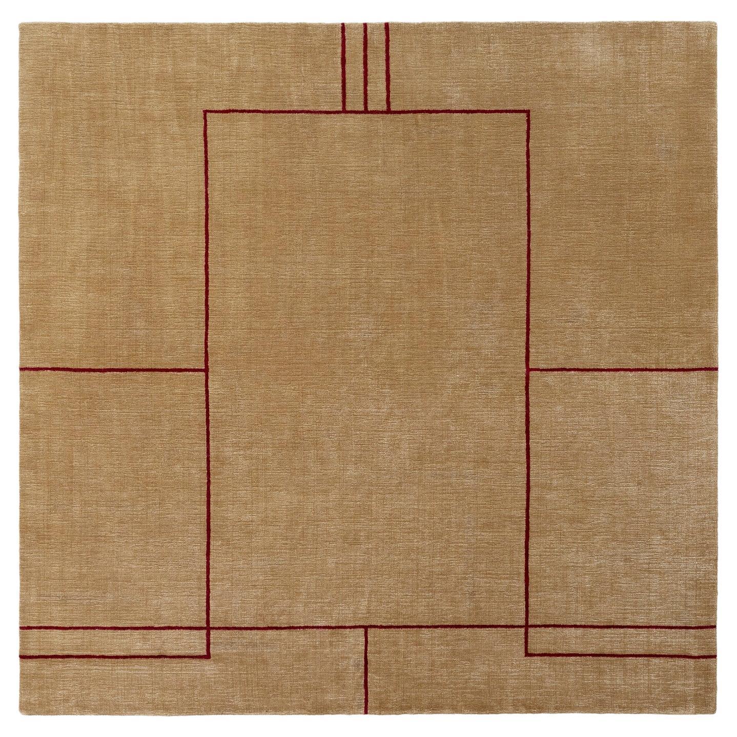 Cruise AP11 Rug, Bombay Golden Brown, Designed by All the Way to Paris for &T For Sale