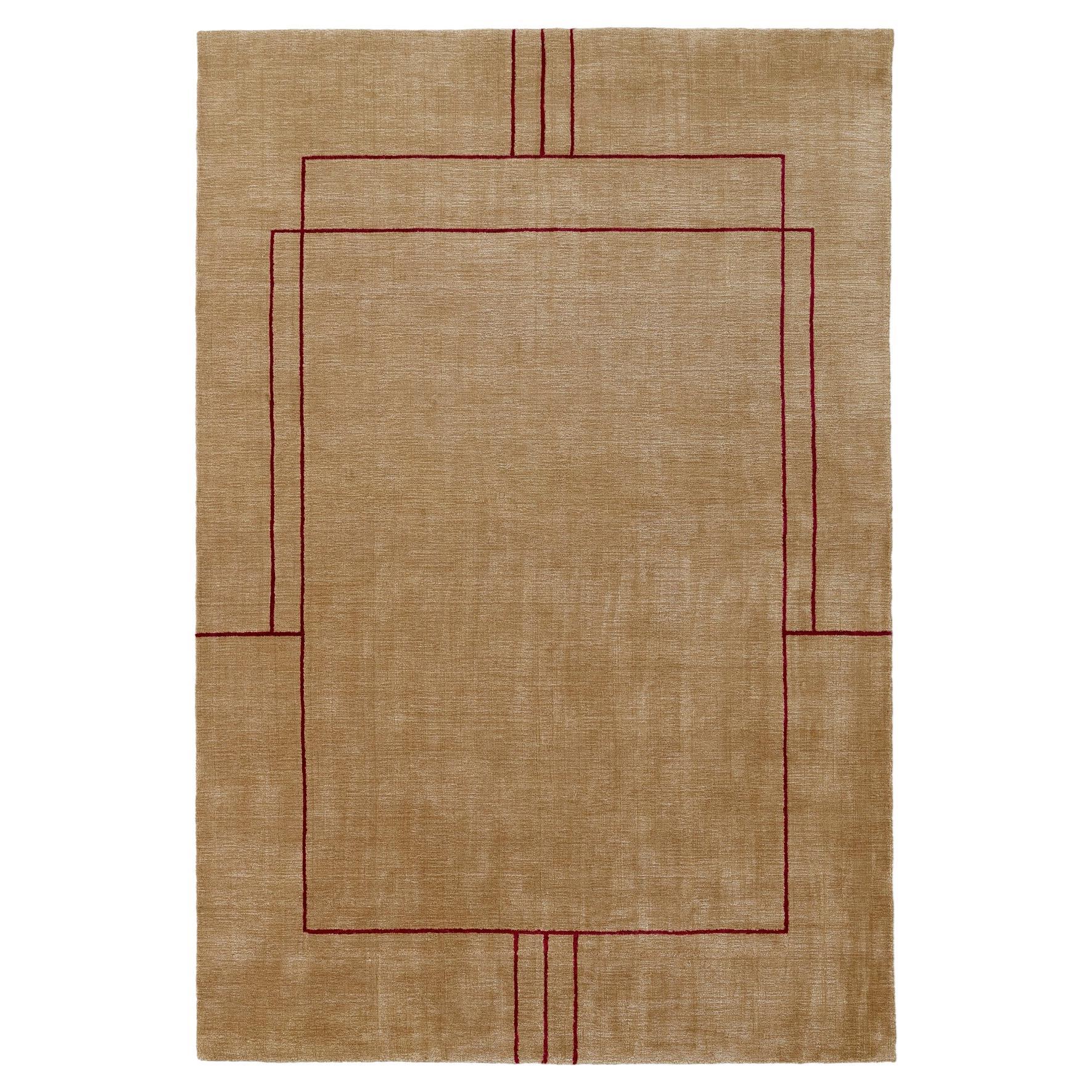 Cruise AP12 Rug, Bombay Golden Brown, Designed by All the Way to Paris for &T  For Sale