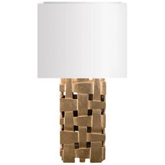 Cruise Table Lamp with Gold Paint