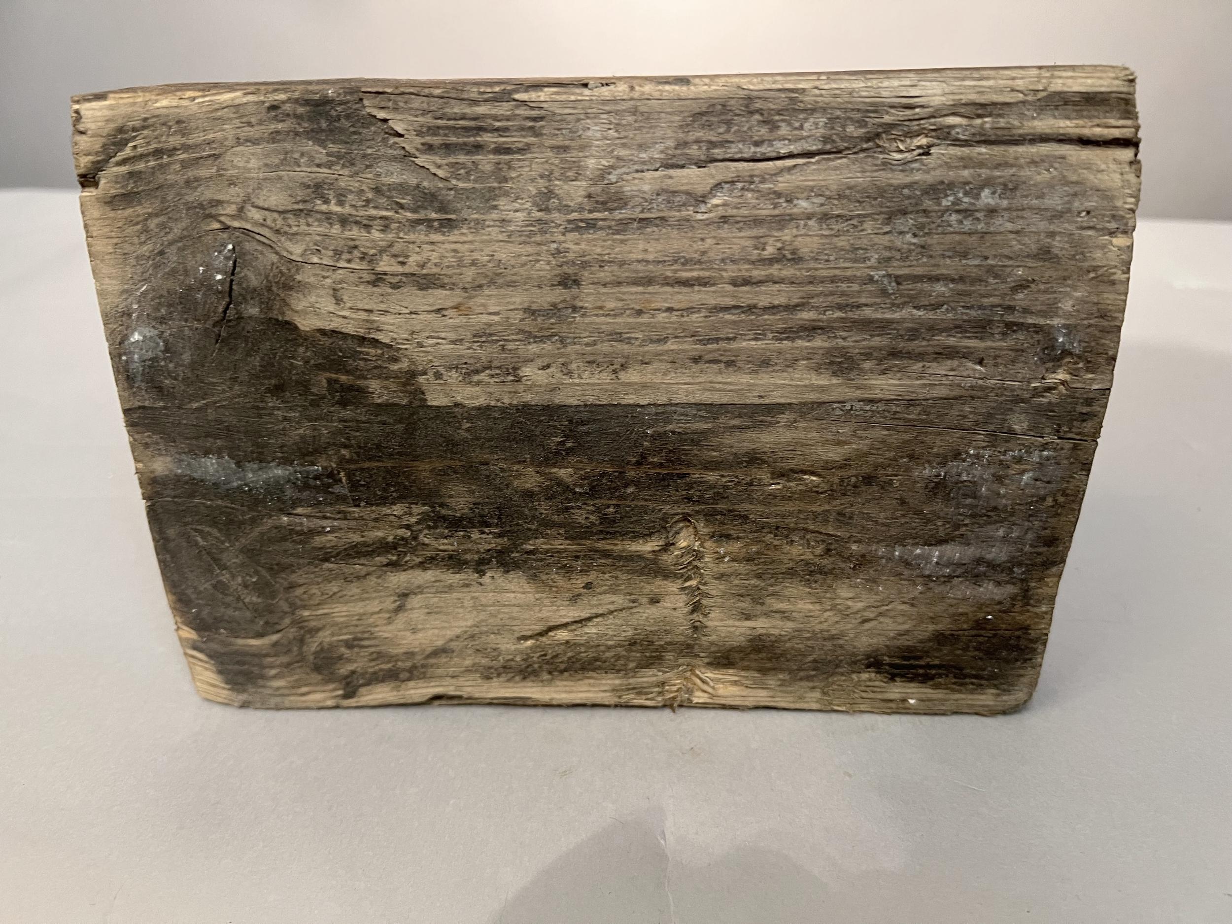Crumpled lead, sculpture by Paul Ackerman, Paris, France, circa 1970 For Sale 1