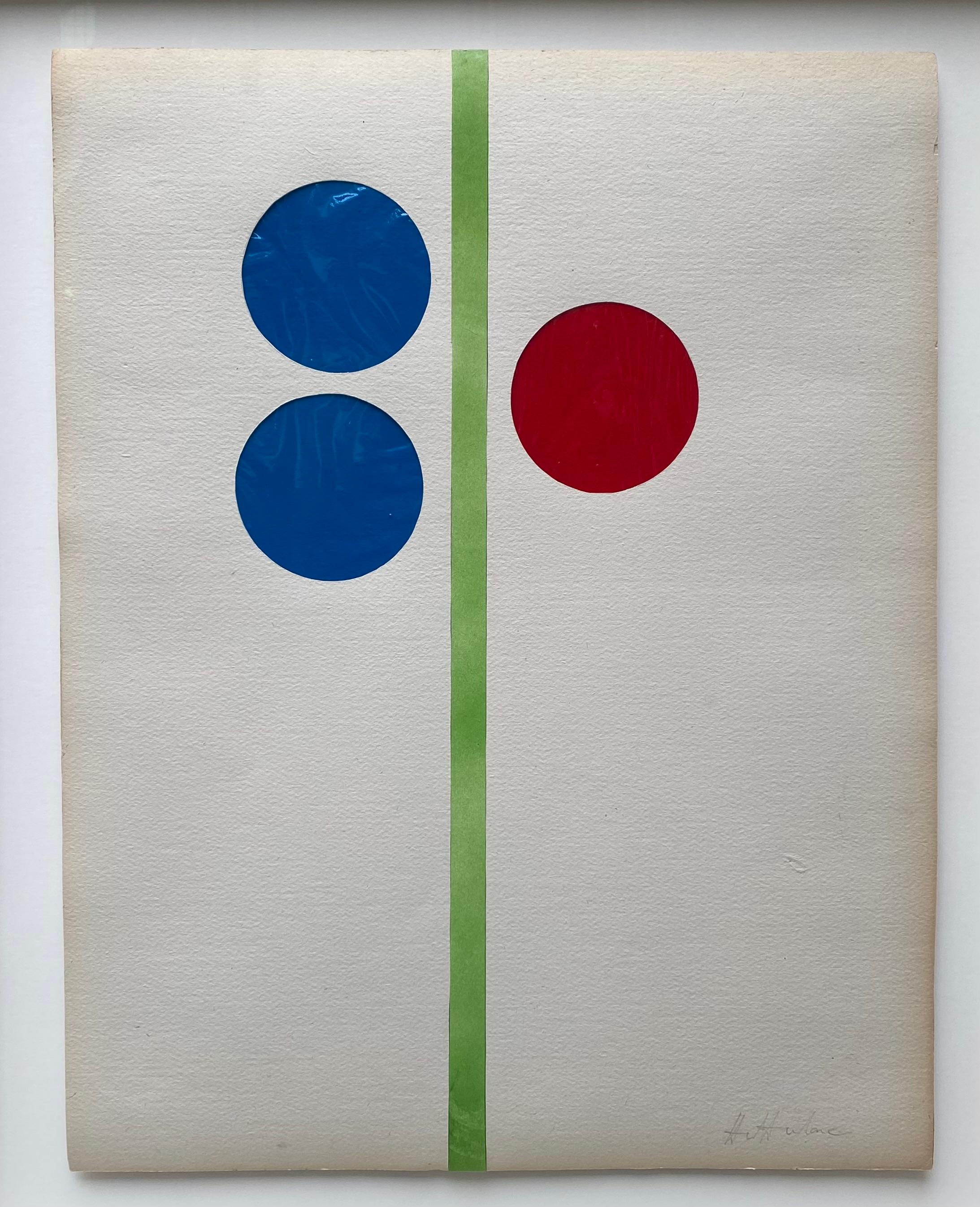 Komposition aus zerknittertem Kunststoff – Albert Chubac (Papier) im Angebot