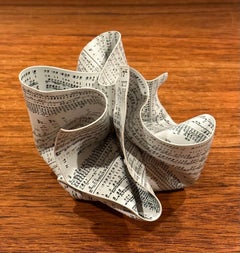 Crumpled WSJ / Newspaper Paperweight by Designer Tibor Kalman for M & Co. / MOMA