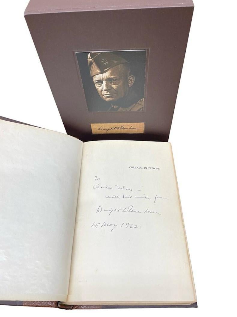 Crusade in Europe by Dwight D. Eisenhower, First Edition, Signed and Inscribed 1