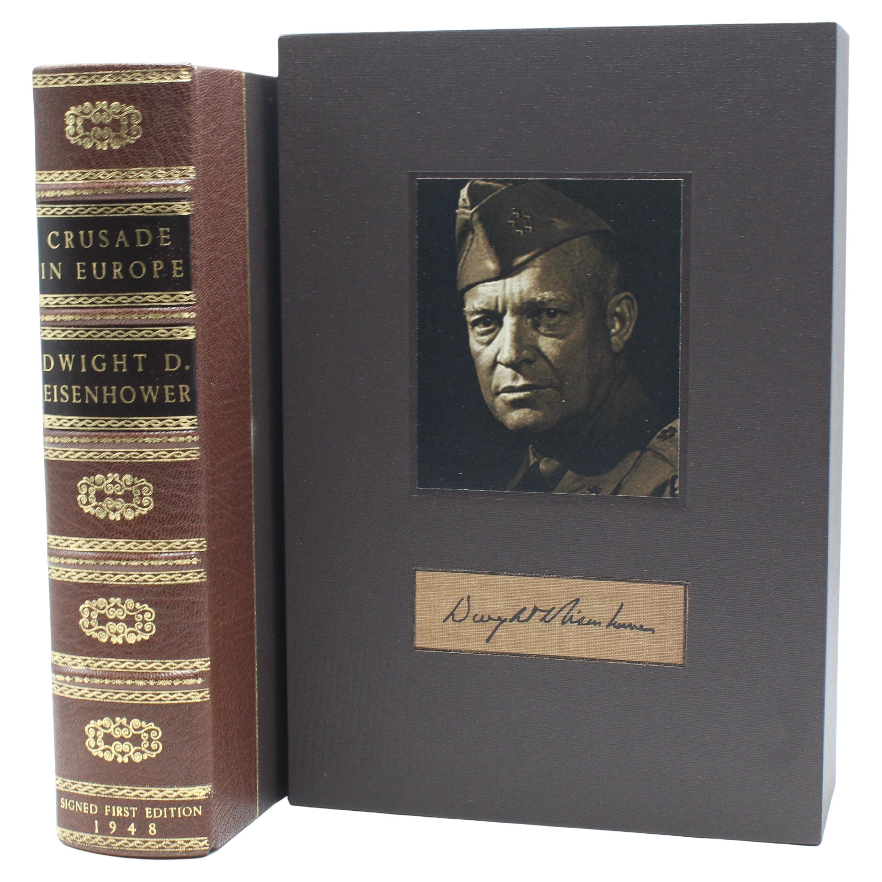 Crusade in Europe by Dwight D. Eisenhower, First Edition, Signed and Inscribed
