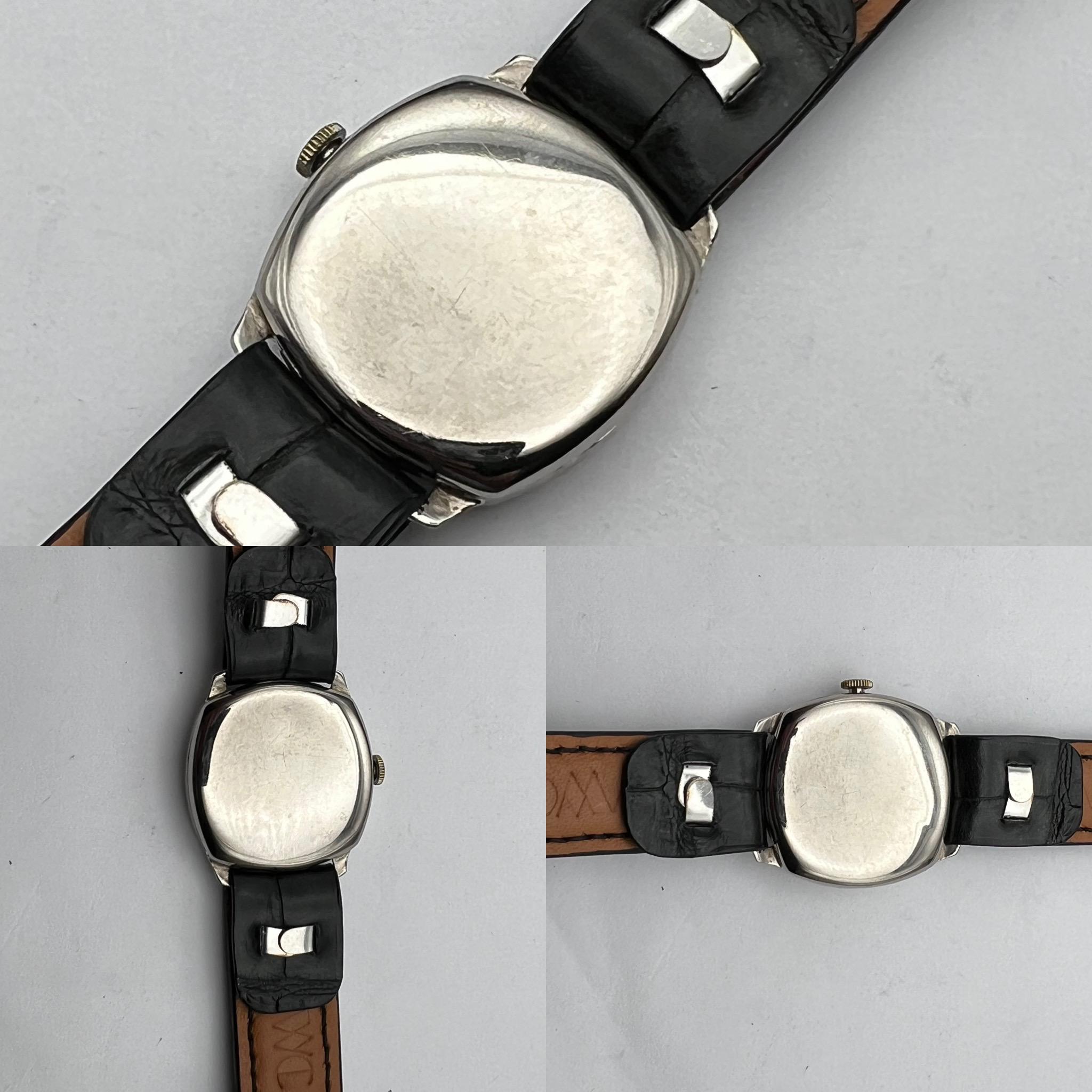 Crusader Solid Palladium Trench Watch, 28.5MM In Good Condition In Raleigh, NC