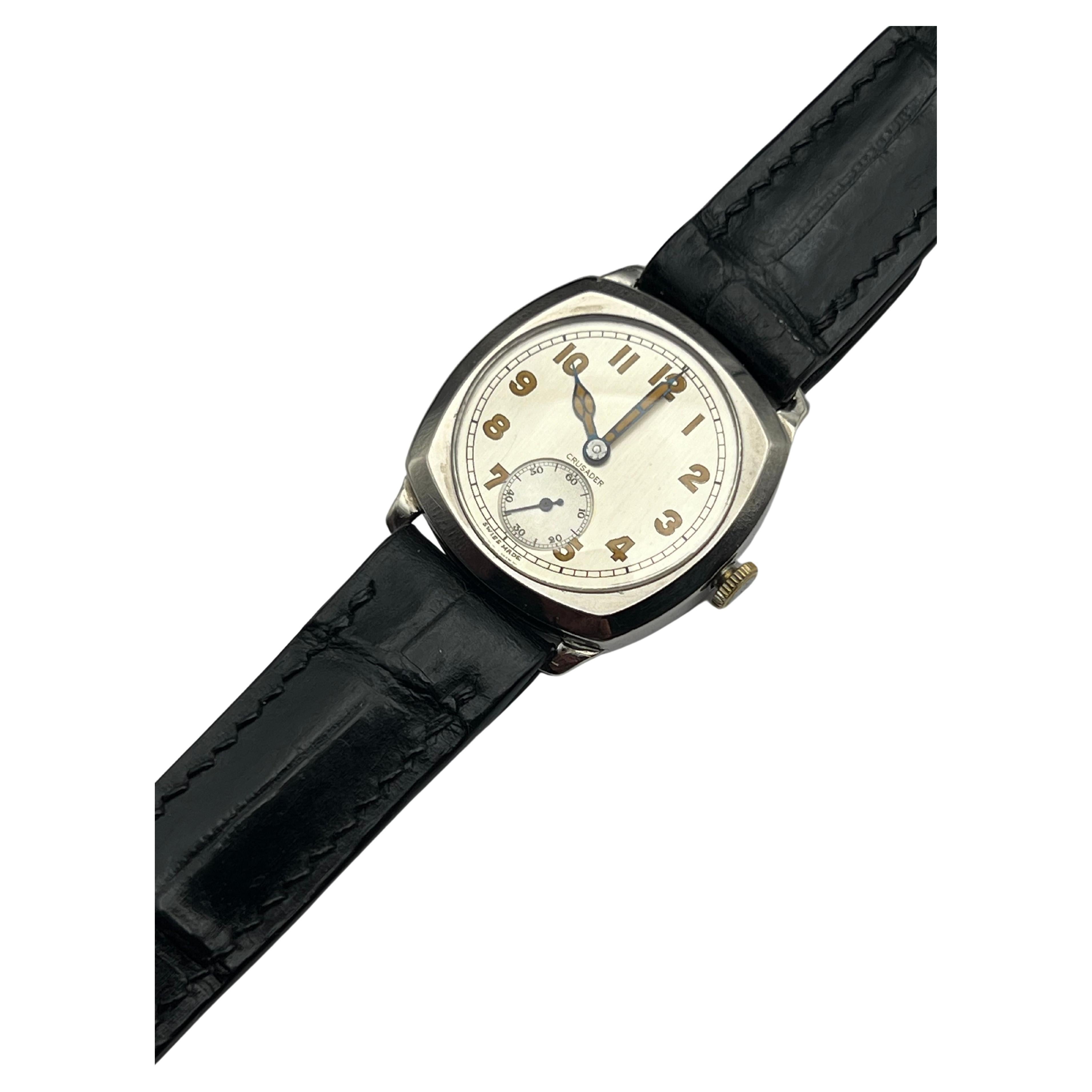 Crusader Solid Palladium Trench Watch, 28.5MM For Sale